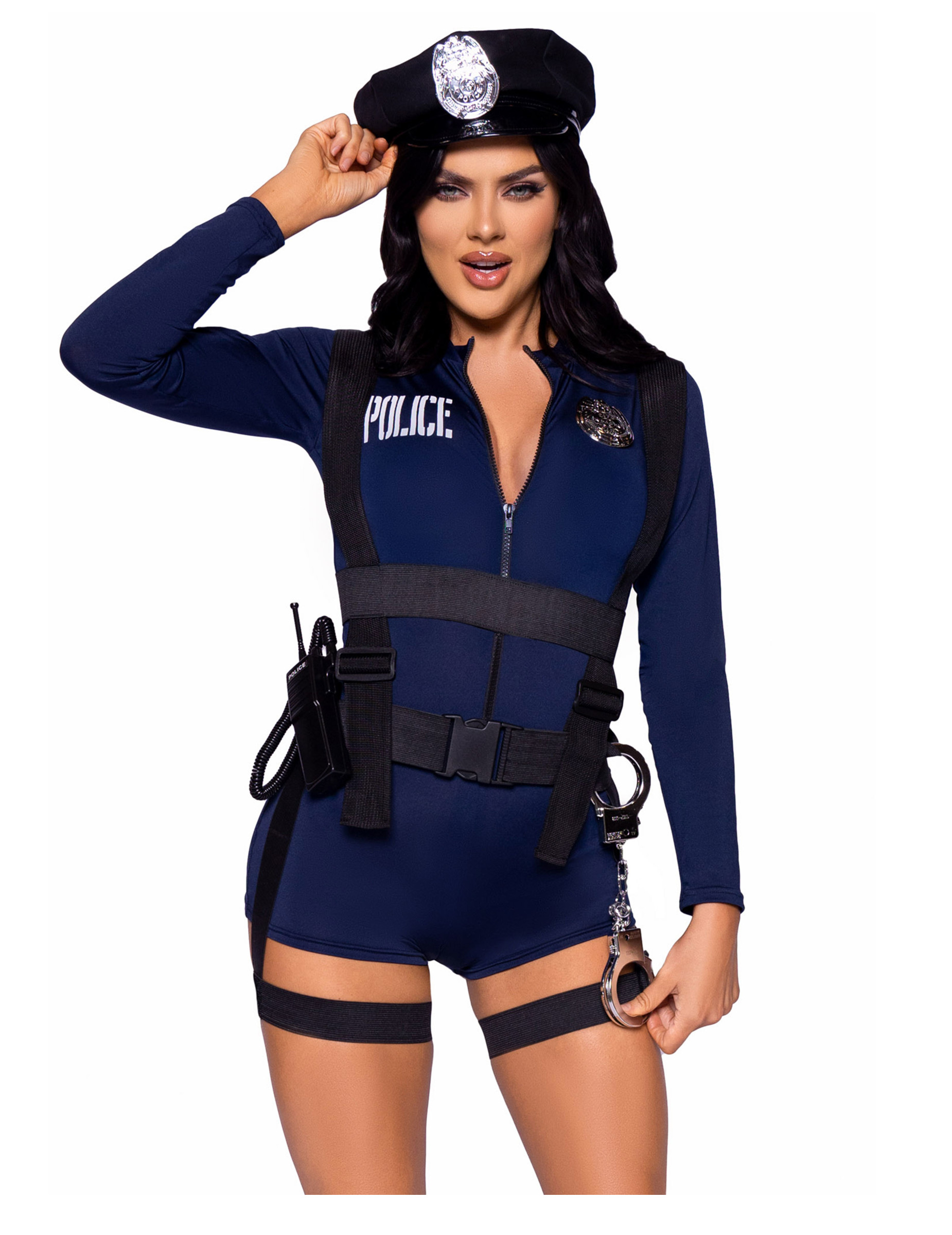 Déguisement policière combishort sexy femme