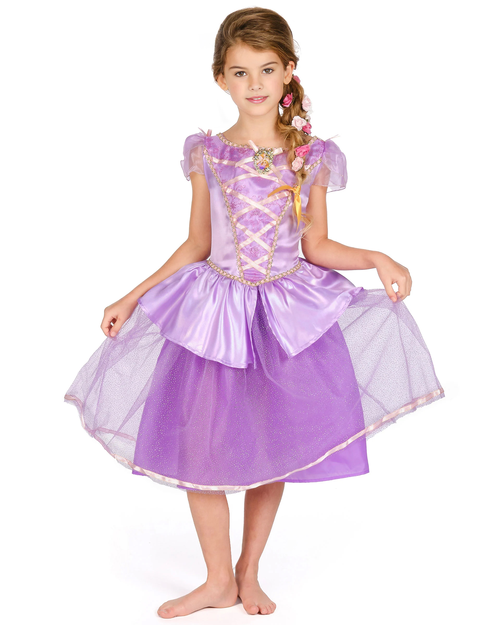 Déguisement deluxe Raiponce fille