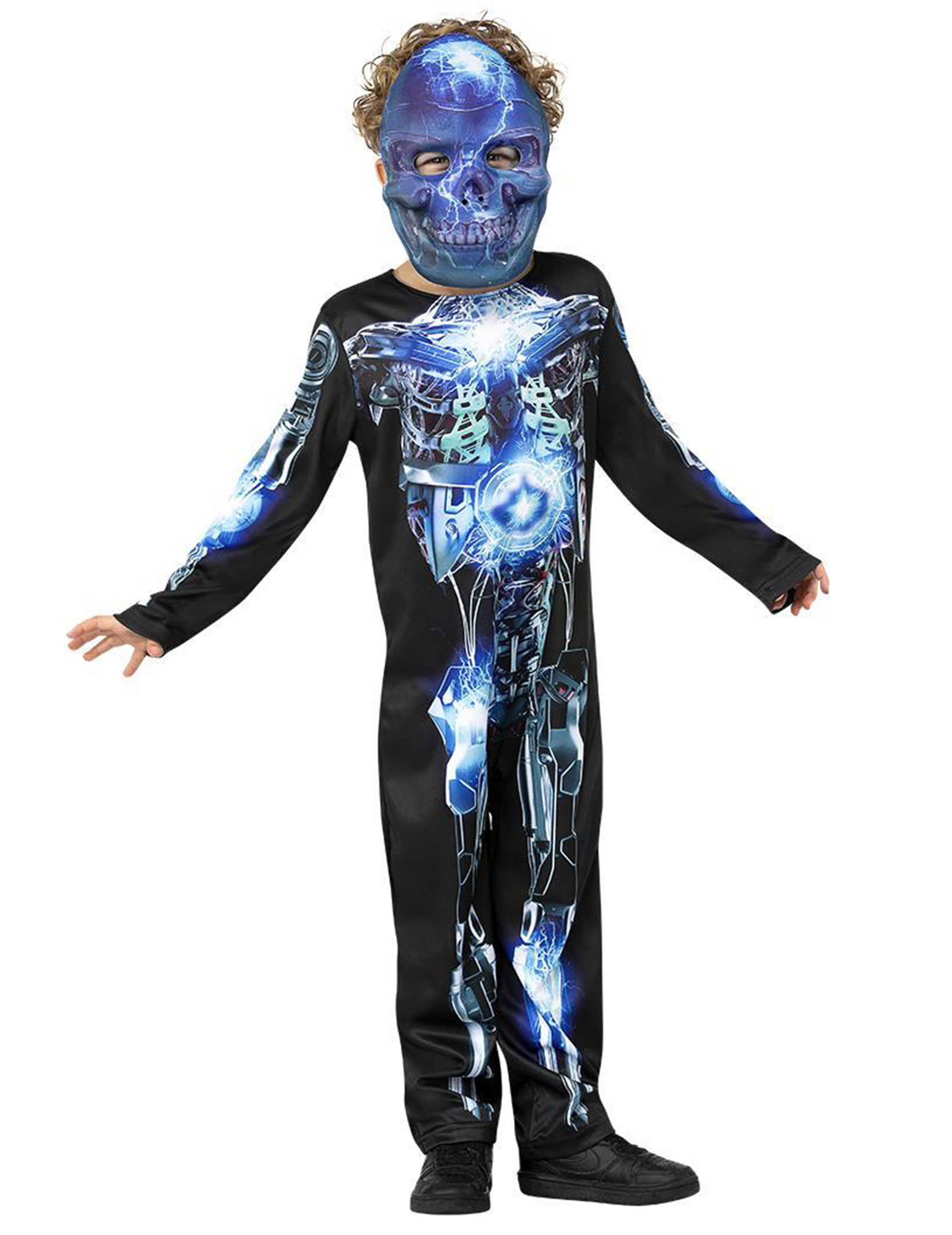 Déguisement squelette robotique enfant