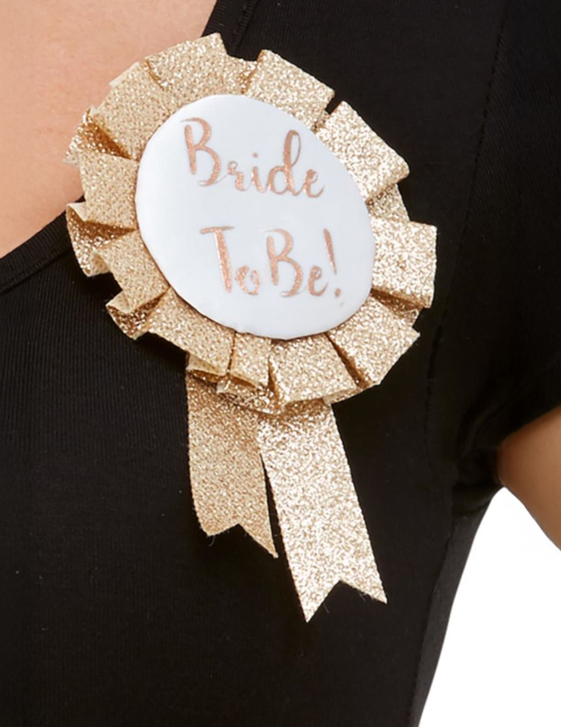 Badge Bride to be doré