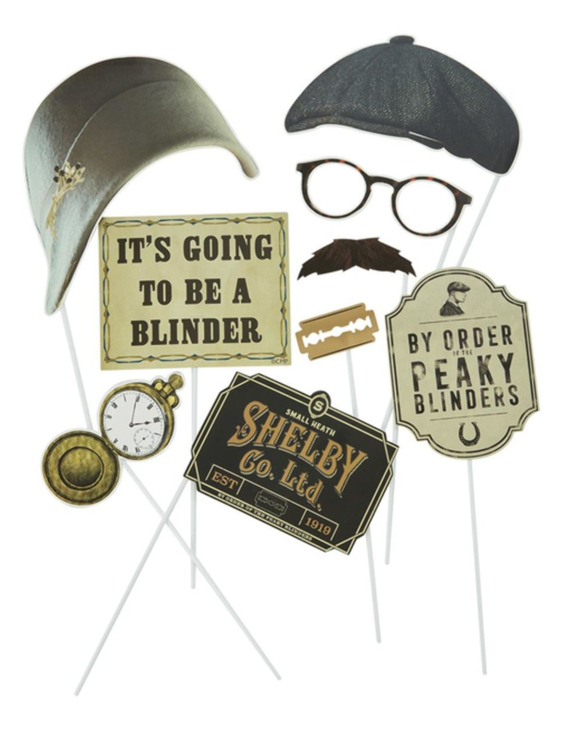 10 Accessoires photobooth Peaky Blinders