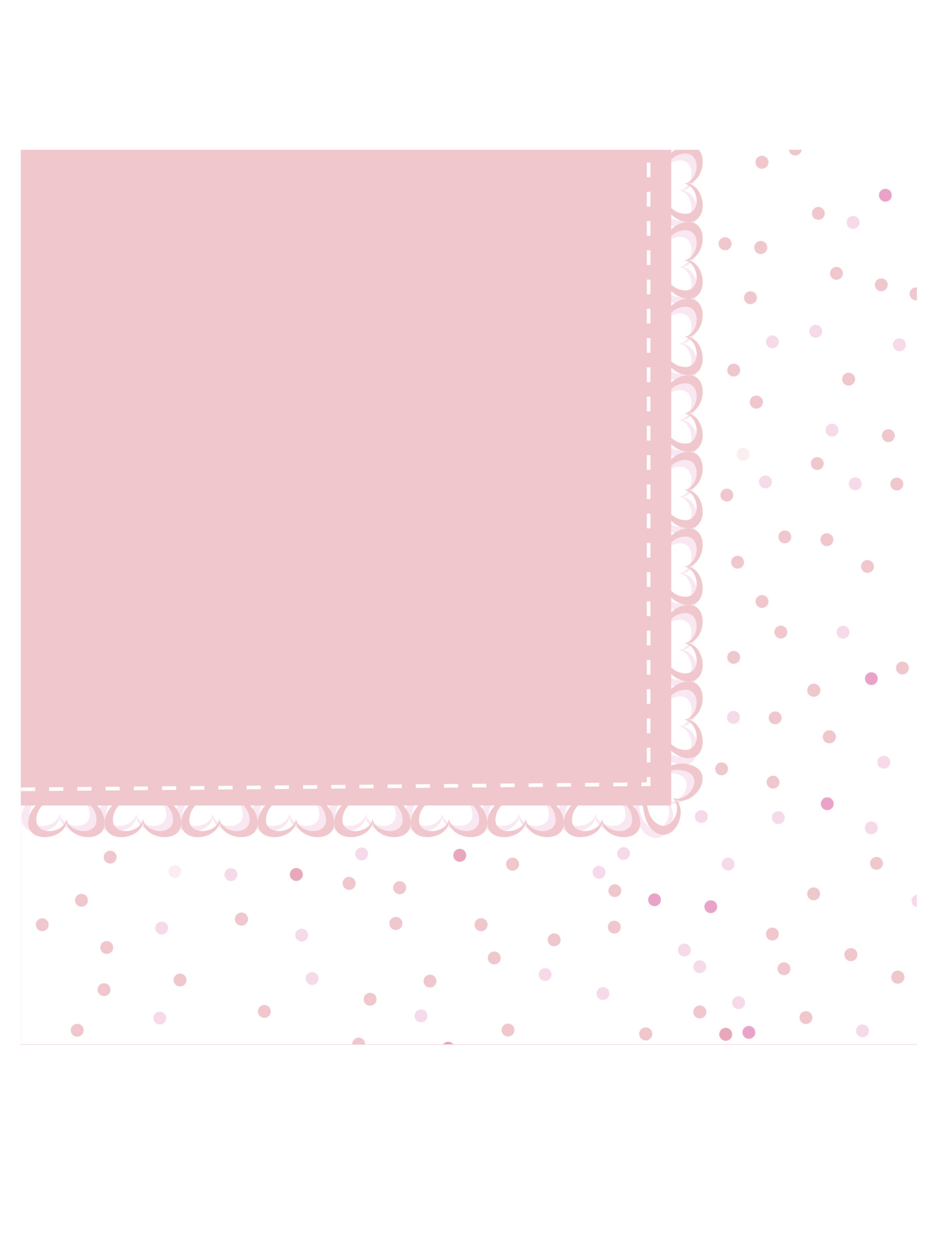 20 Serviettes en papier c urs roses 33 x 33 cm