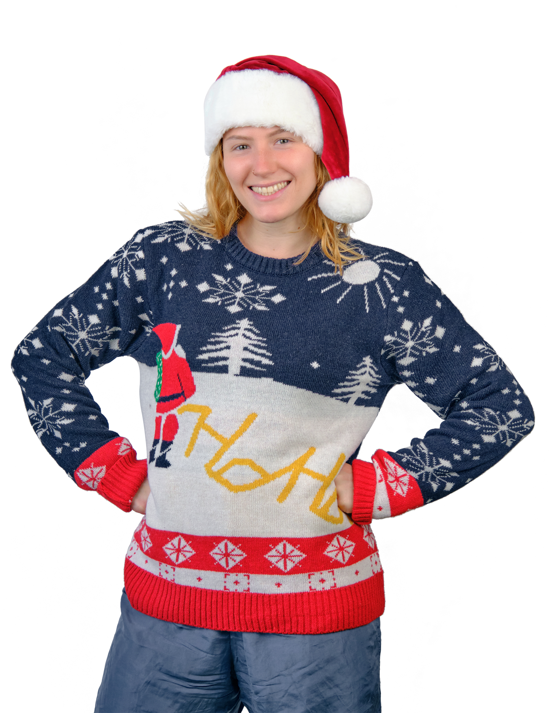 Pull de Noël avec Père Noël adulte