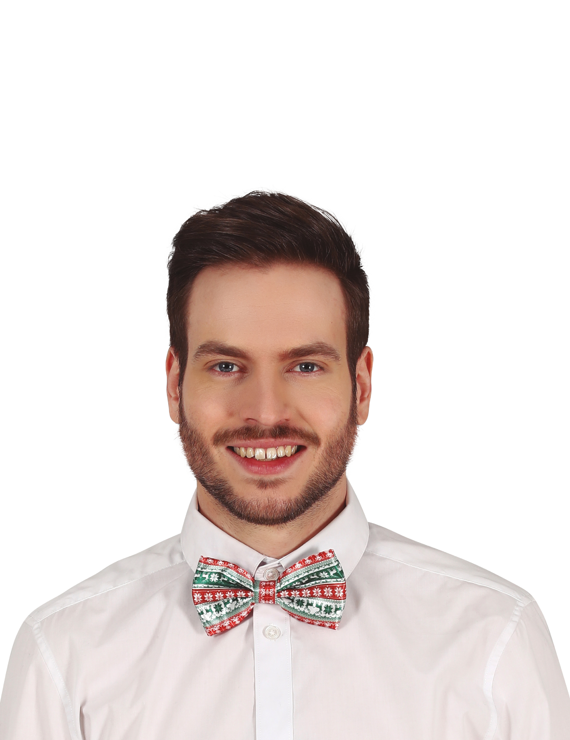 N ud papillon motifs de Noël adulte