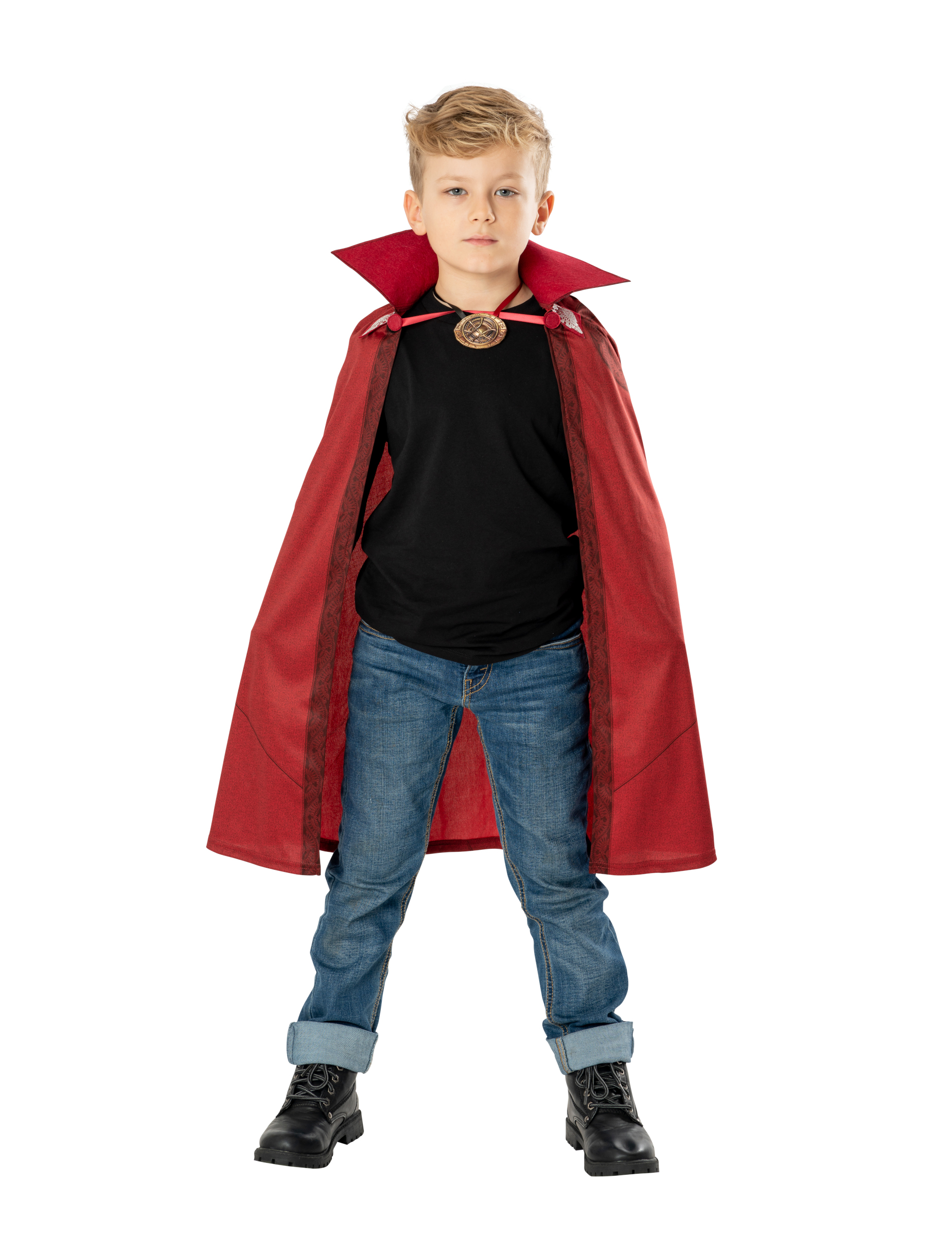 Kit cape et médaillon Docteur Strange enfant