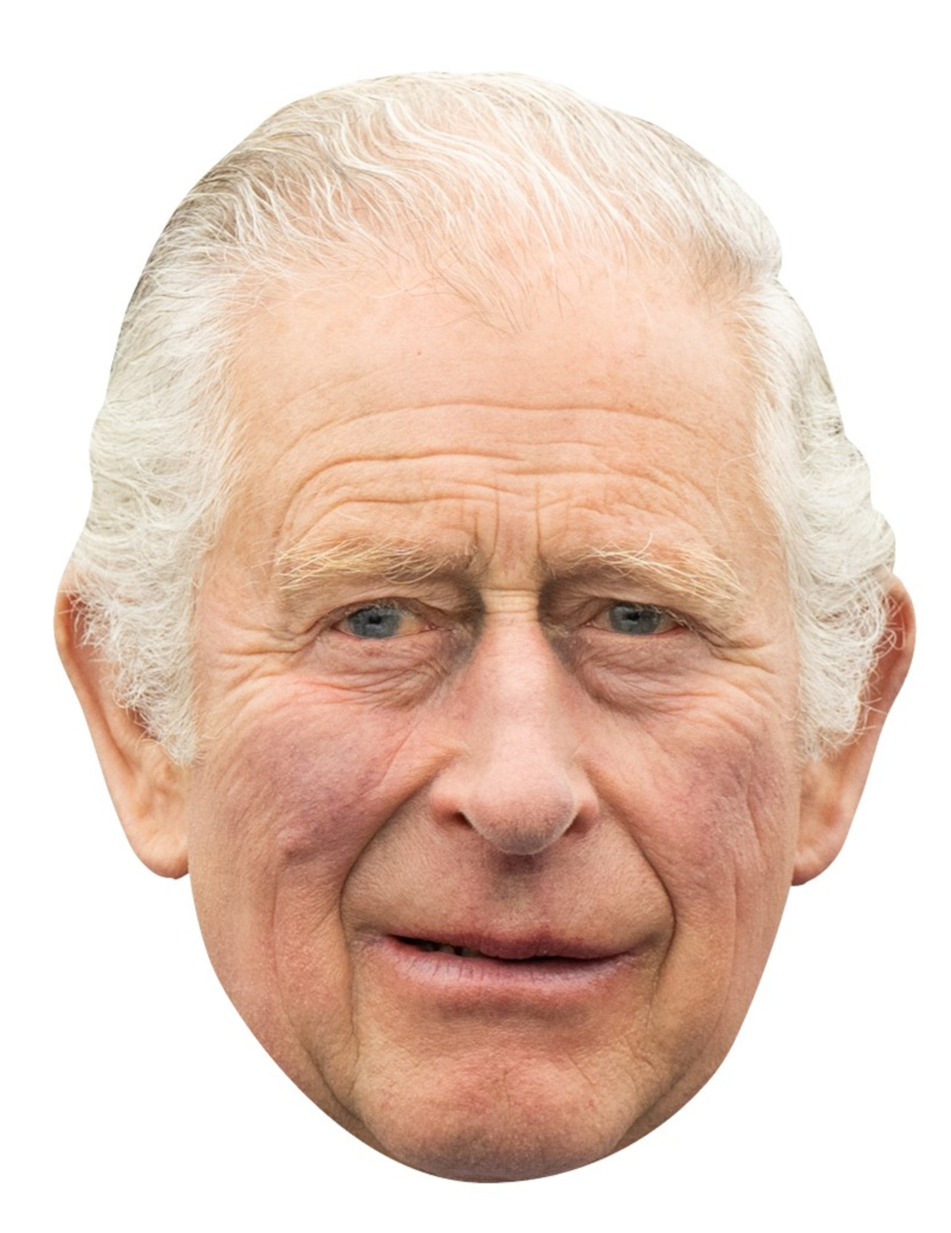 Masque en carton Roi Charles III