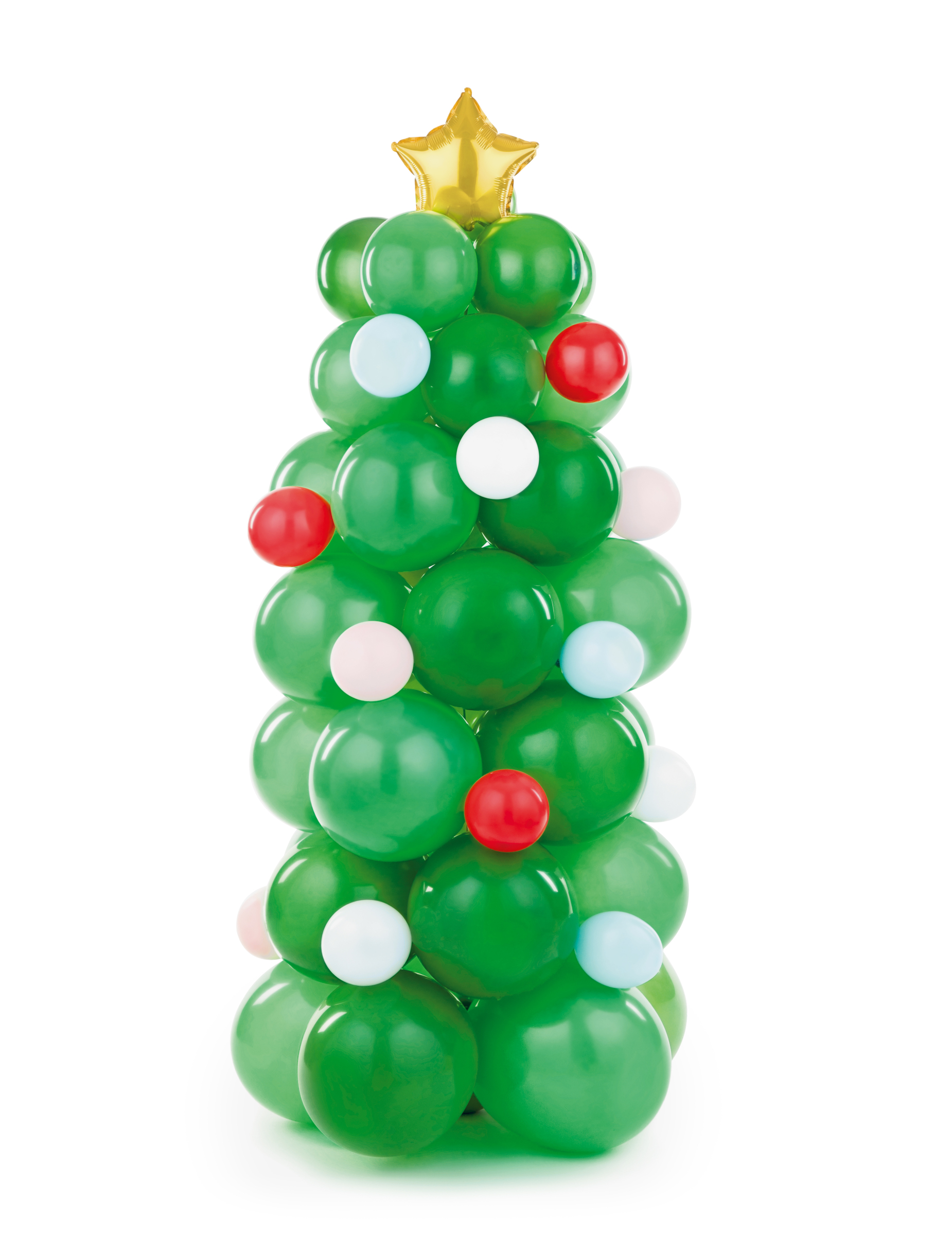 Sapin de Noël bouquet de ballons 161 cm