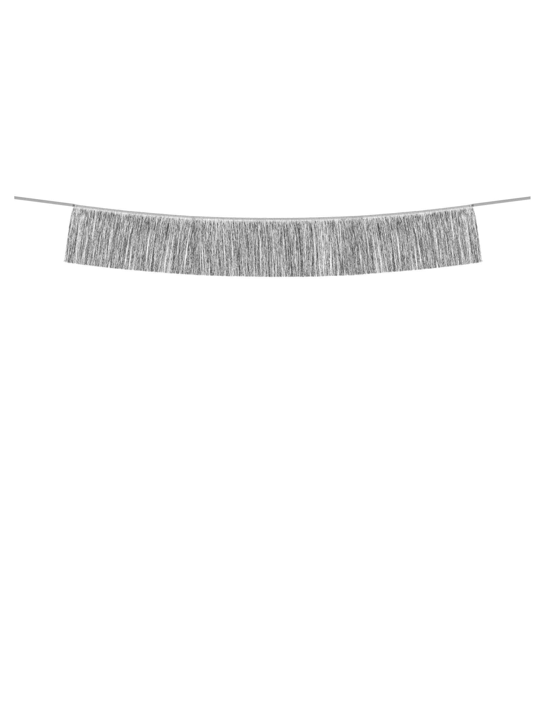 Guirlande de fils argentés 135 cm