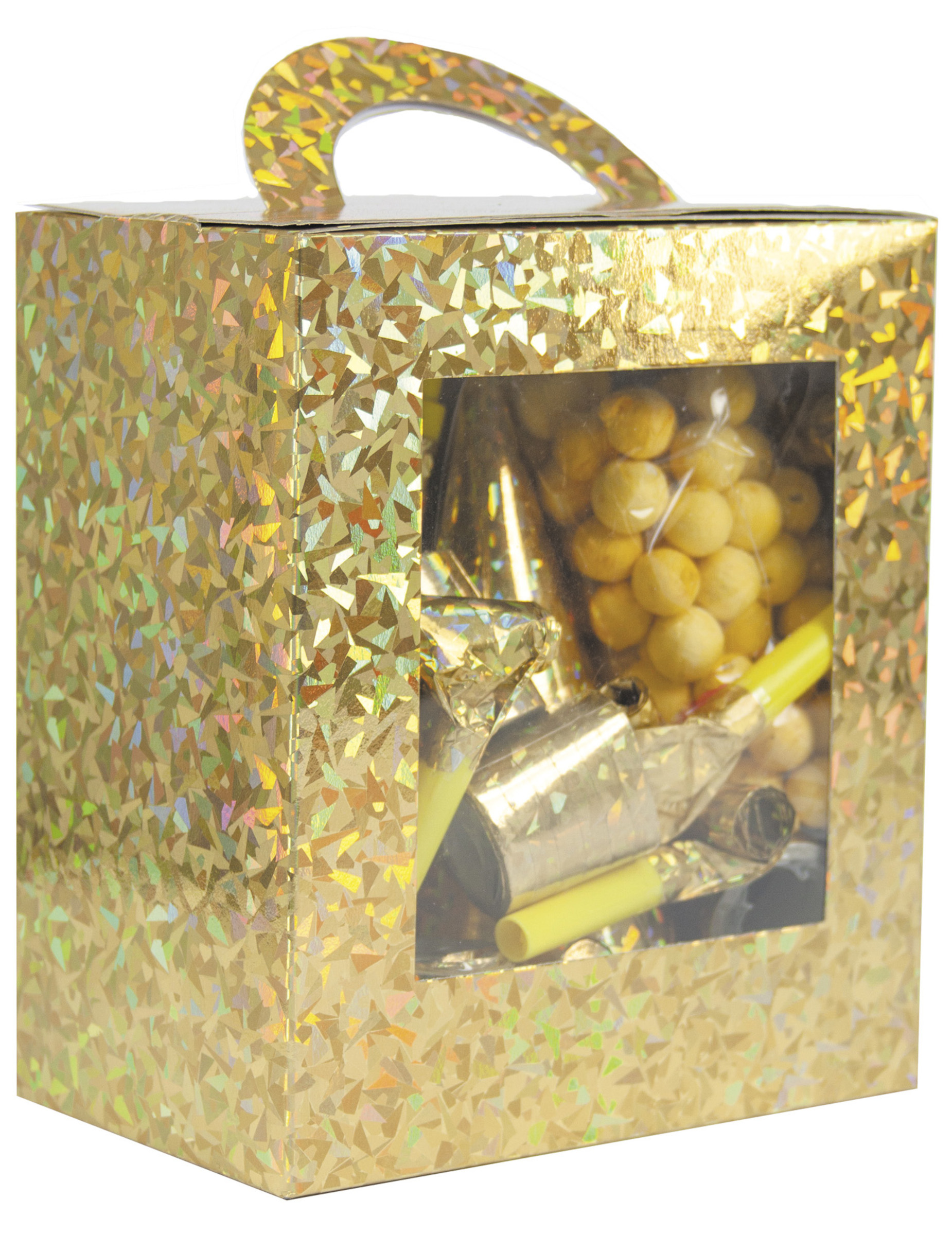 Kit cotillons dorés 10 personnes