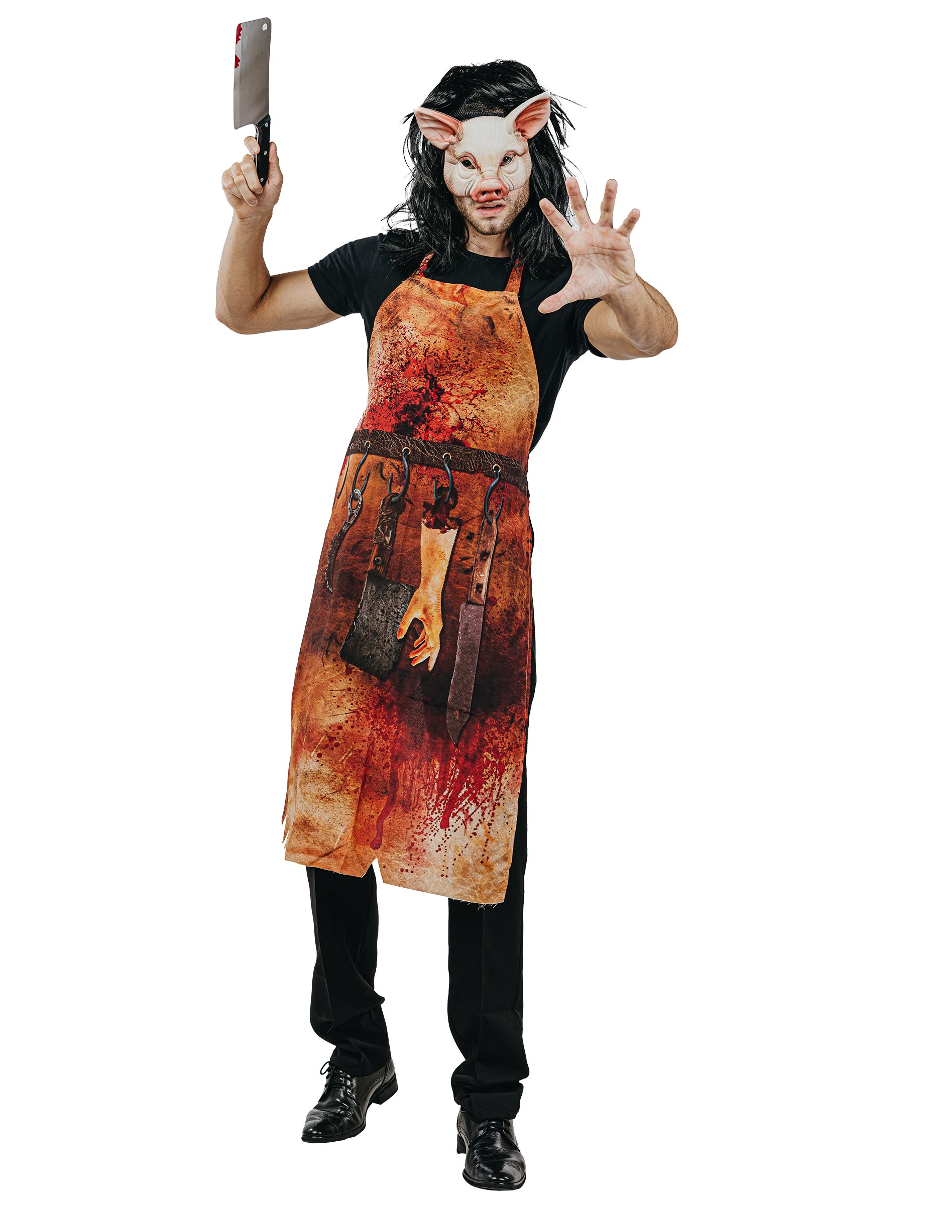 Déguisement boucher ensanglanté Halloween adulte