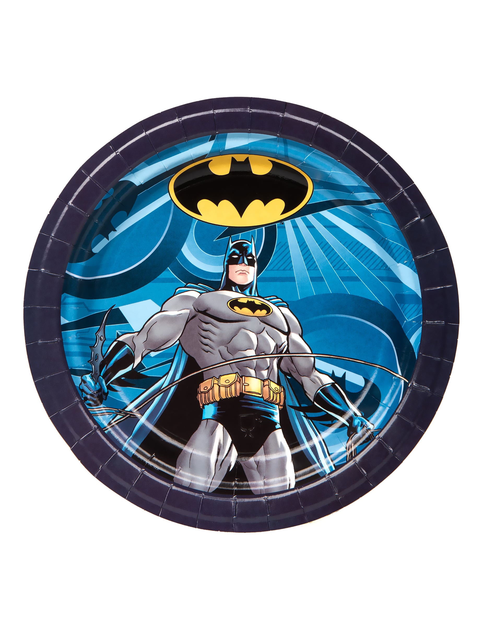 8 Assiettes en carton Batman 23 cm