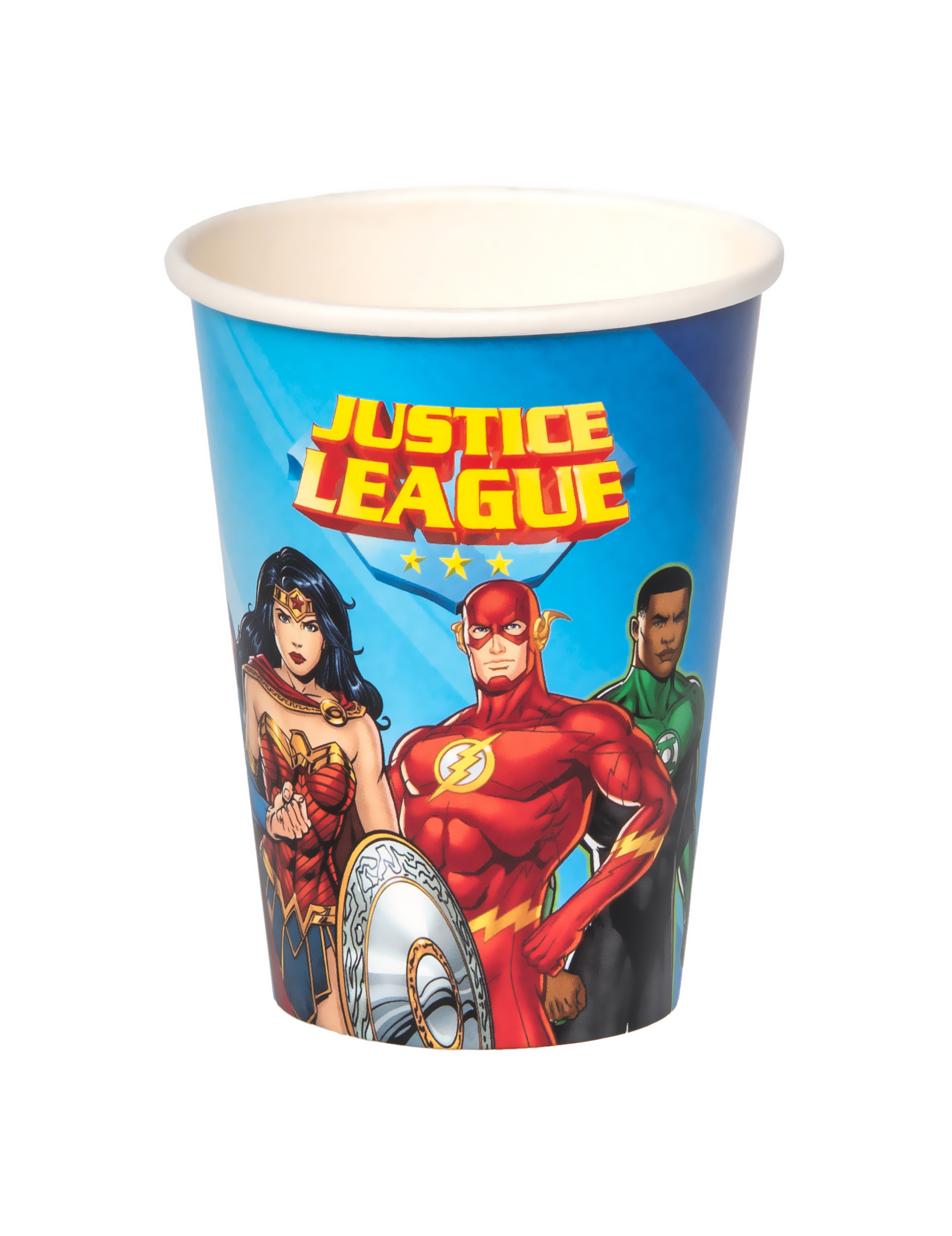 8 Gobelets en carton Justice League 210 ml