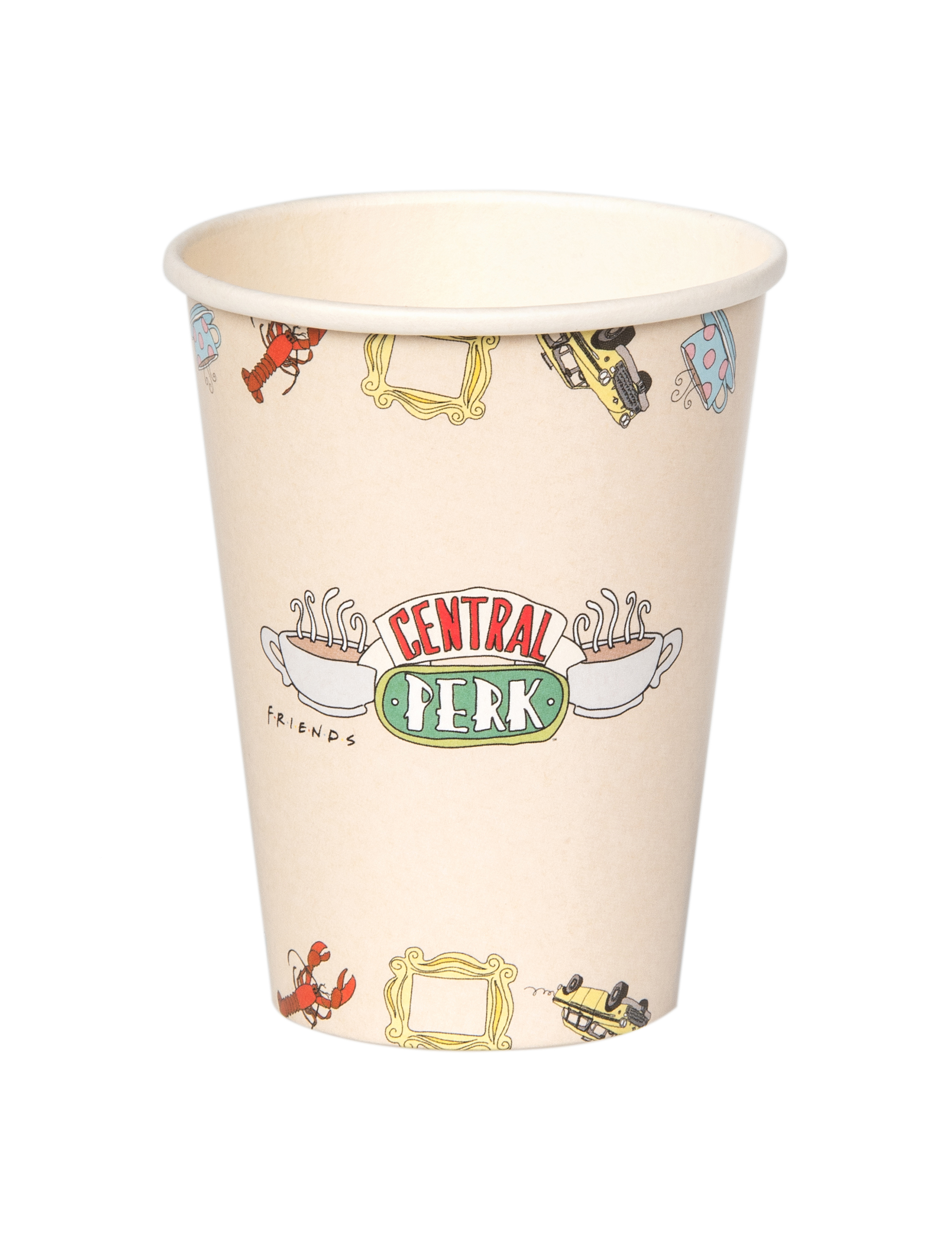 8 Gobelets en carton Friends 210 ml