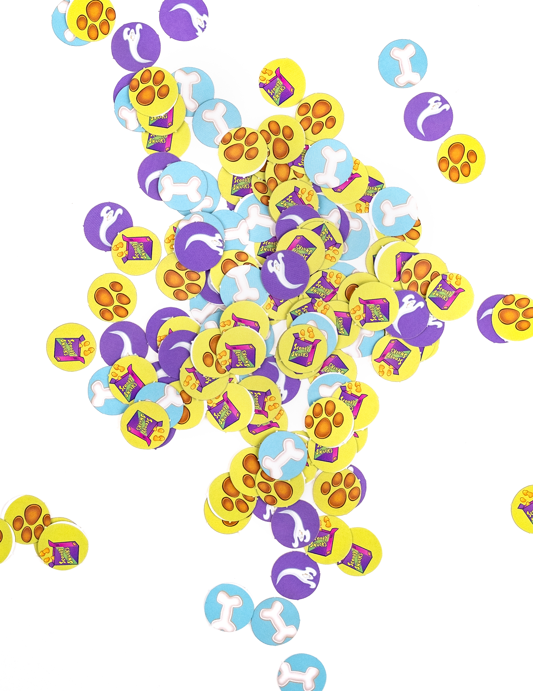 160 Confettis Scooby-Doo 2cm