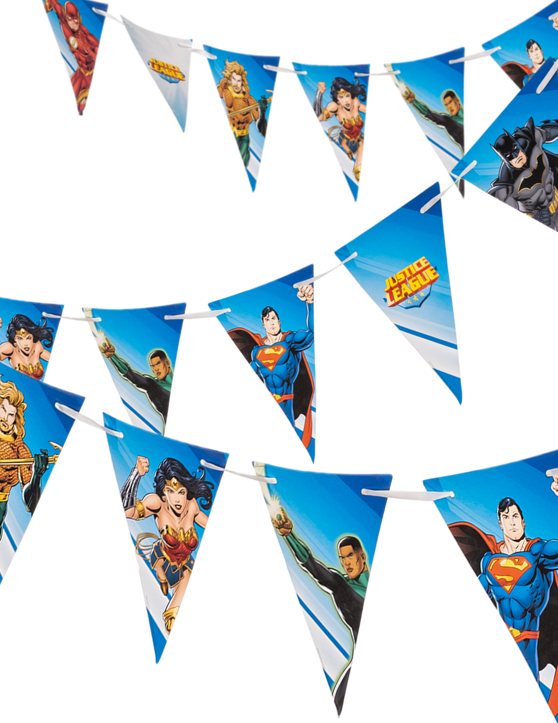 Guirlande à fanions Justice League 2m