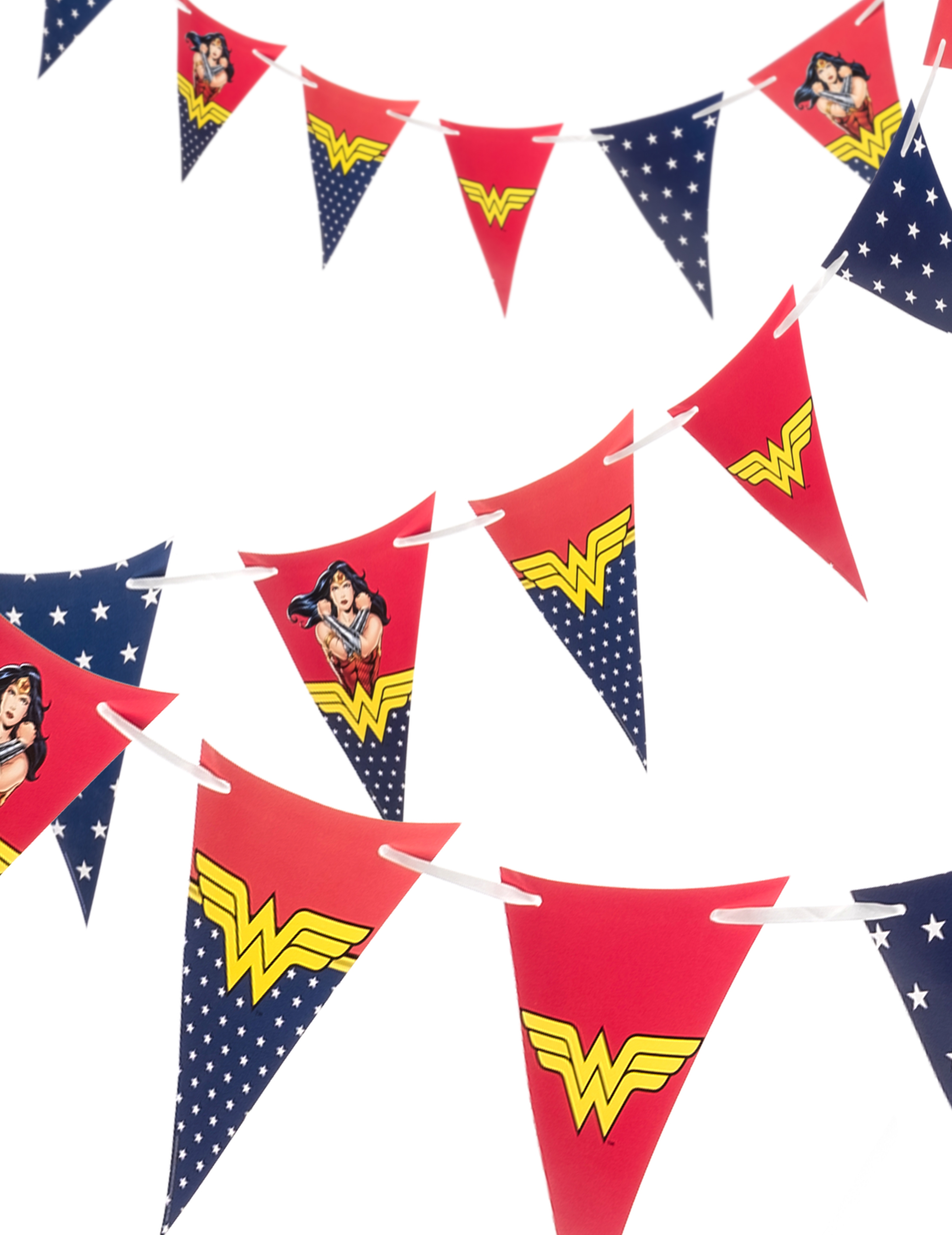 Guirlande à fanions Wonder Woman 2m