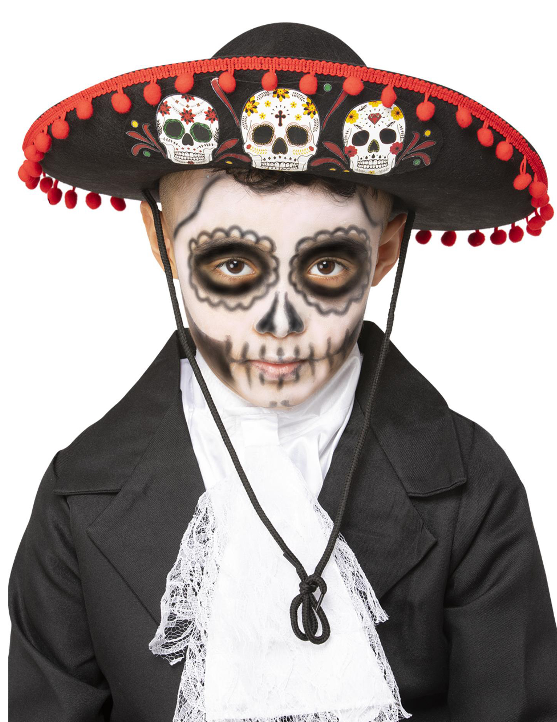 Sombrero Dia de los muertos enfant