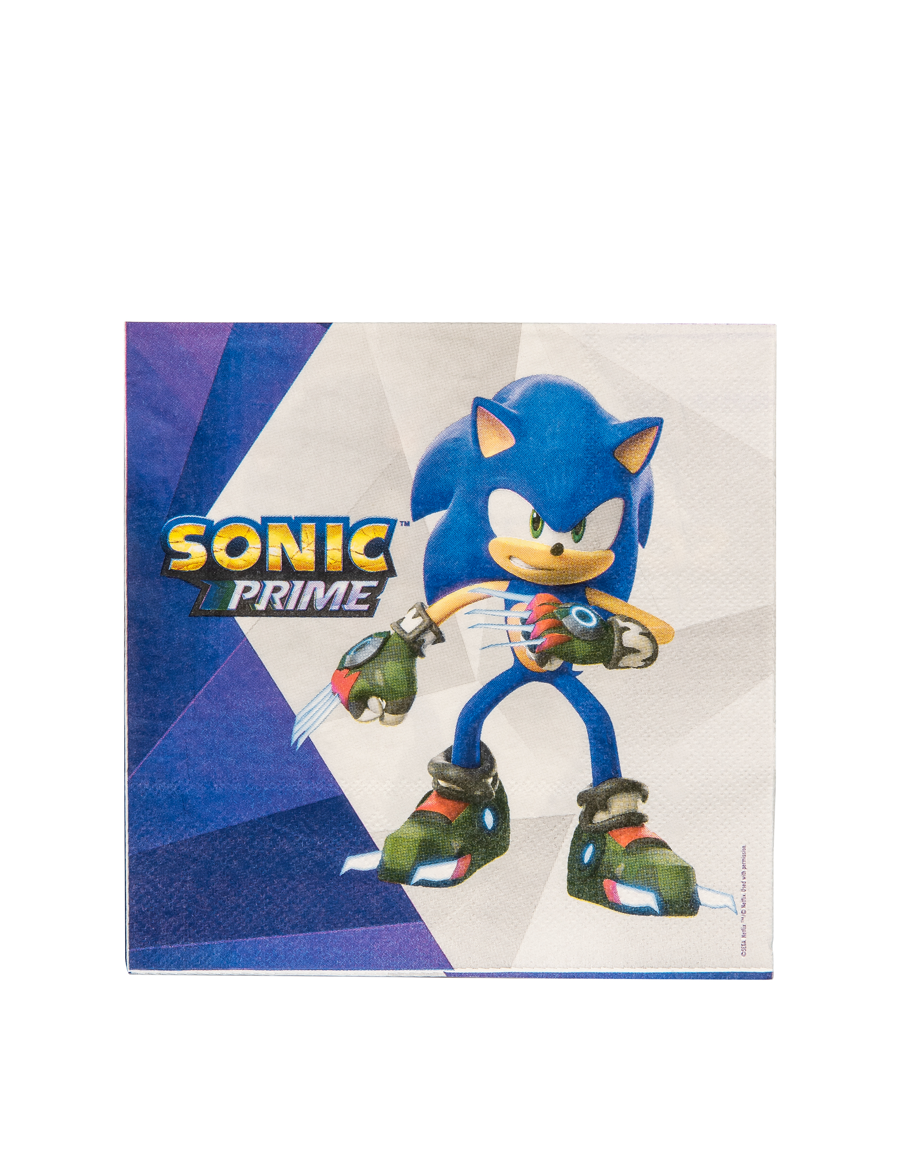 16 Serviettes Sonic Prime 33x33 cm