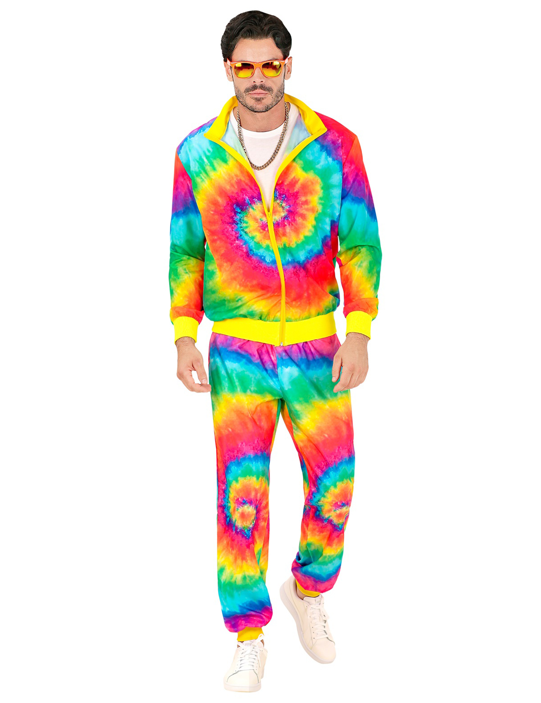 Survêtement Tie and Dye fluo grande taille adulte