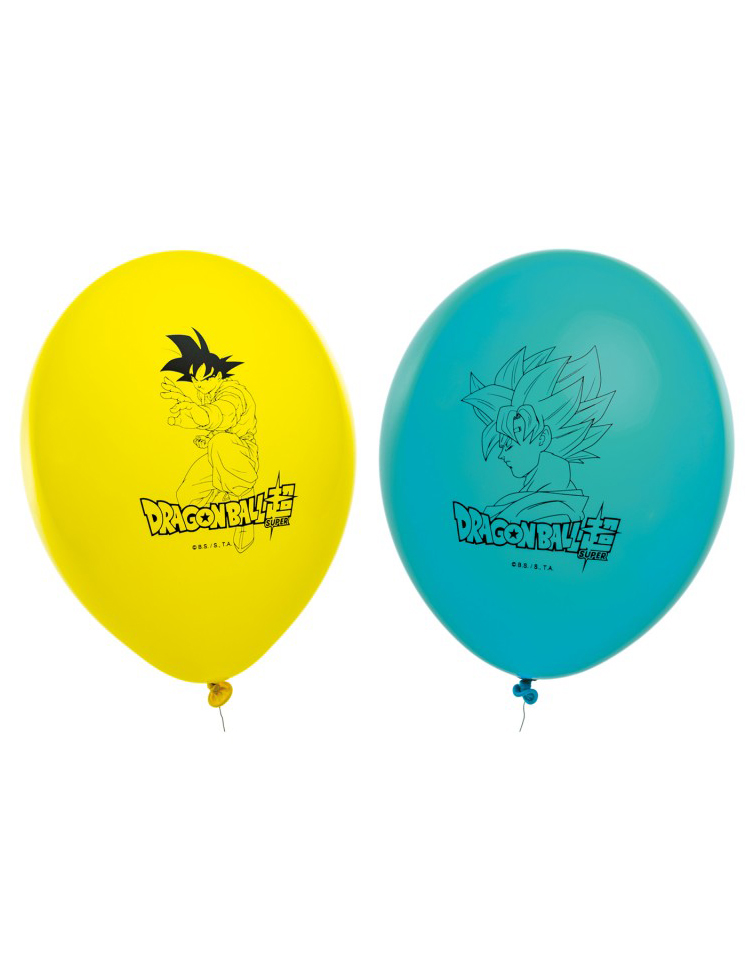Lot de 6 ballons latex 27cm Dragon Ball Z