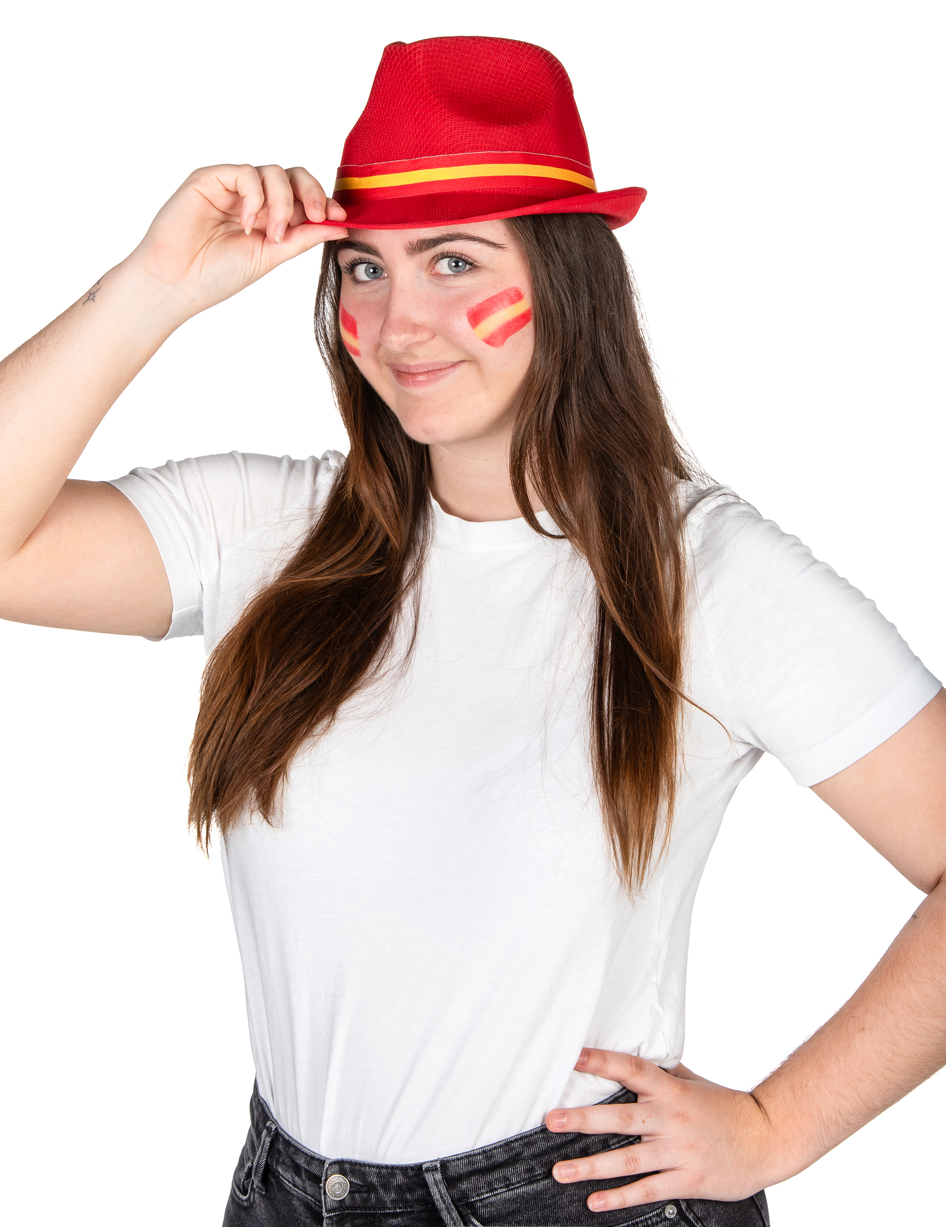 Chapeau supporter Espagne adulte
