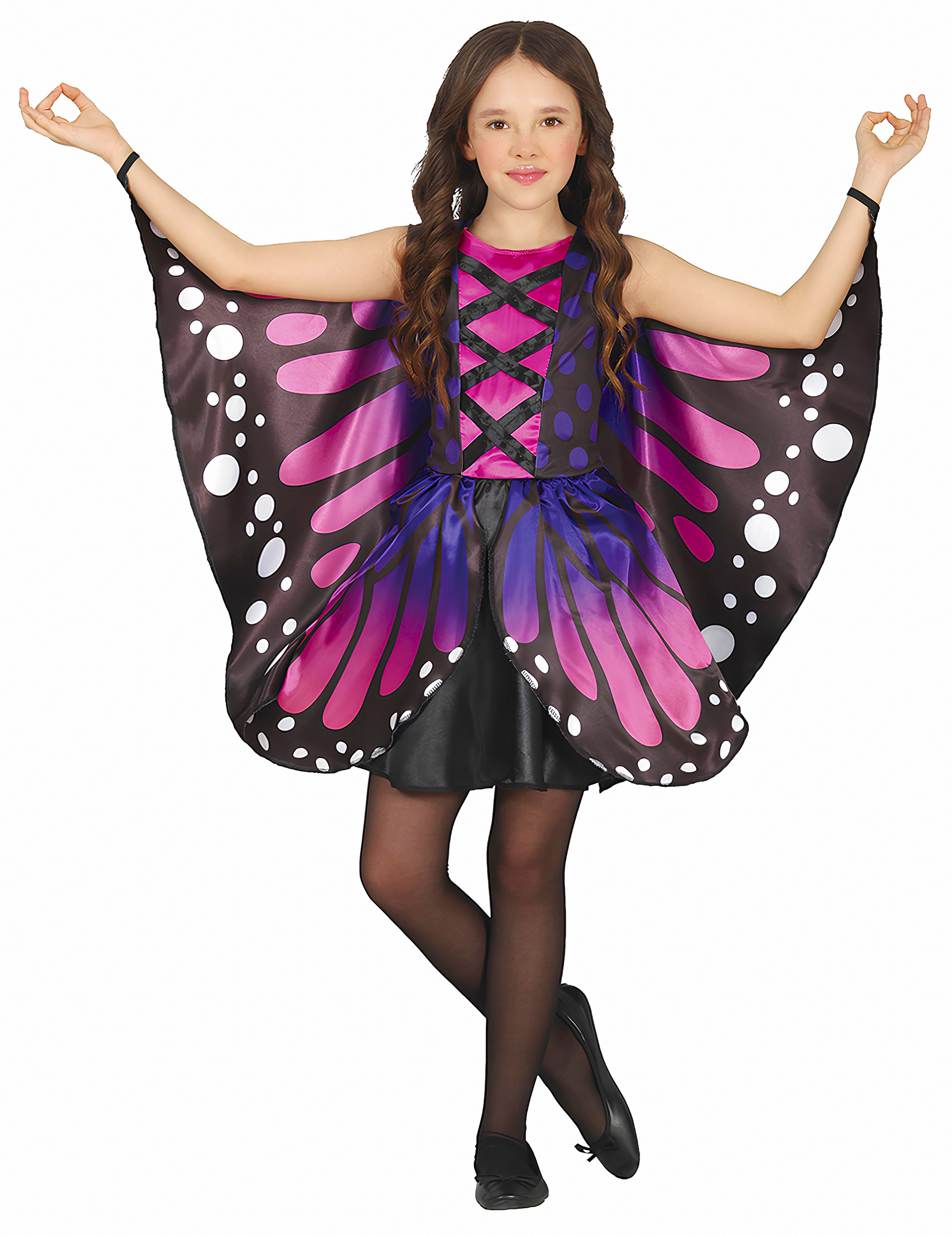 Déguisement papillon violet fille