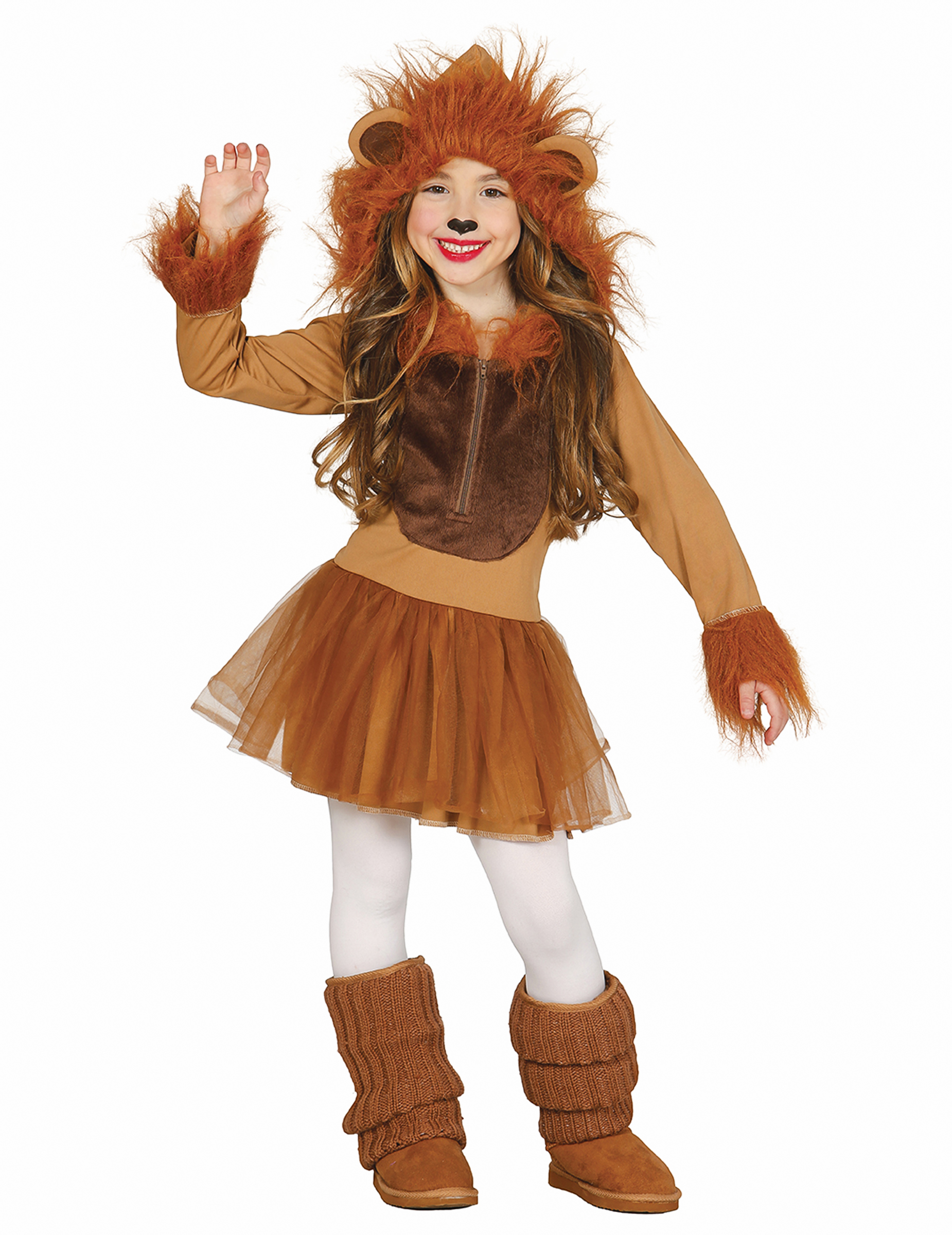 Déguisement lion tutu fille