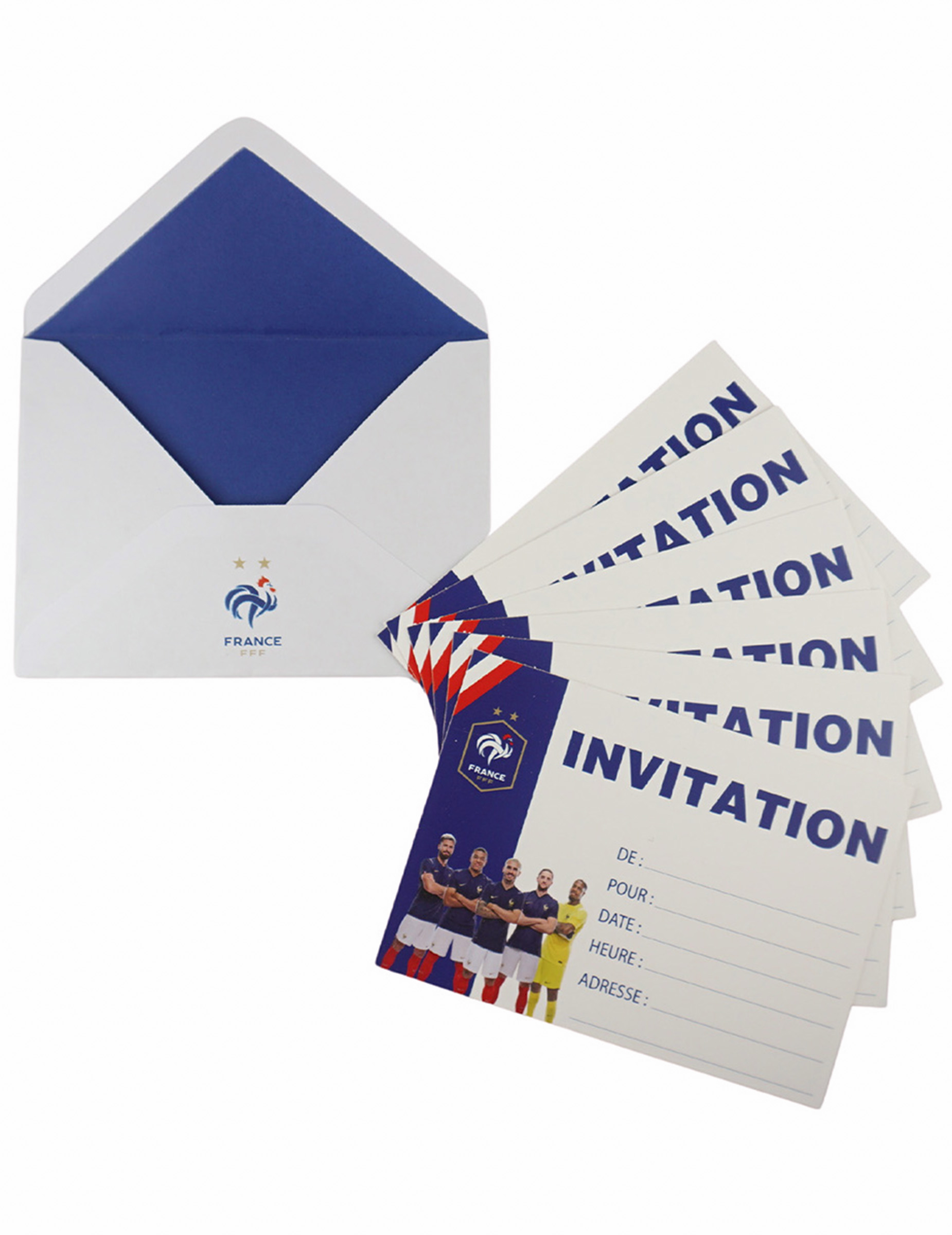 6 Invitations FFF
