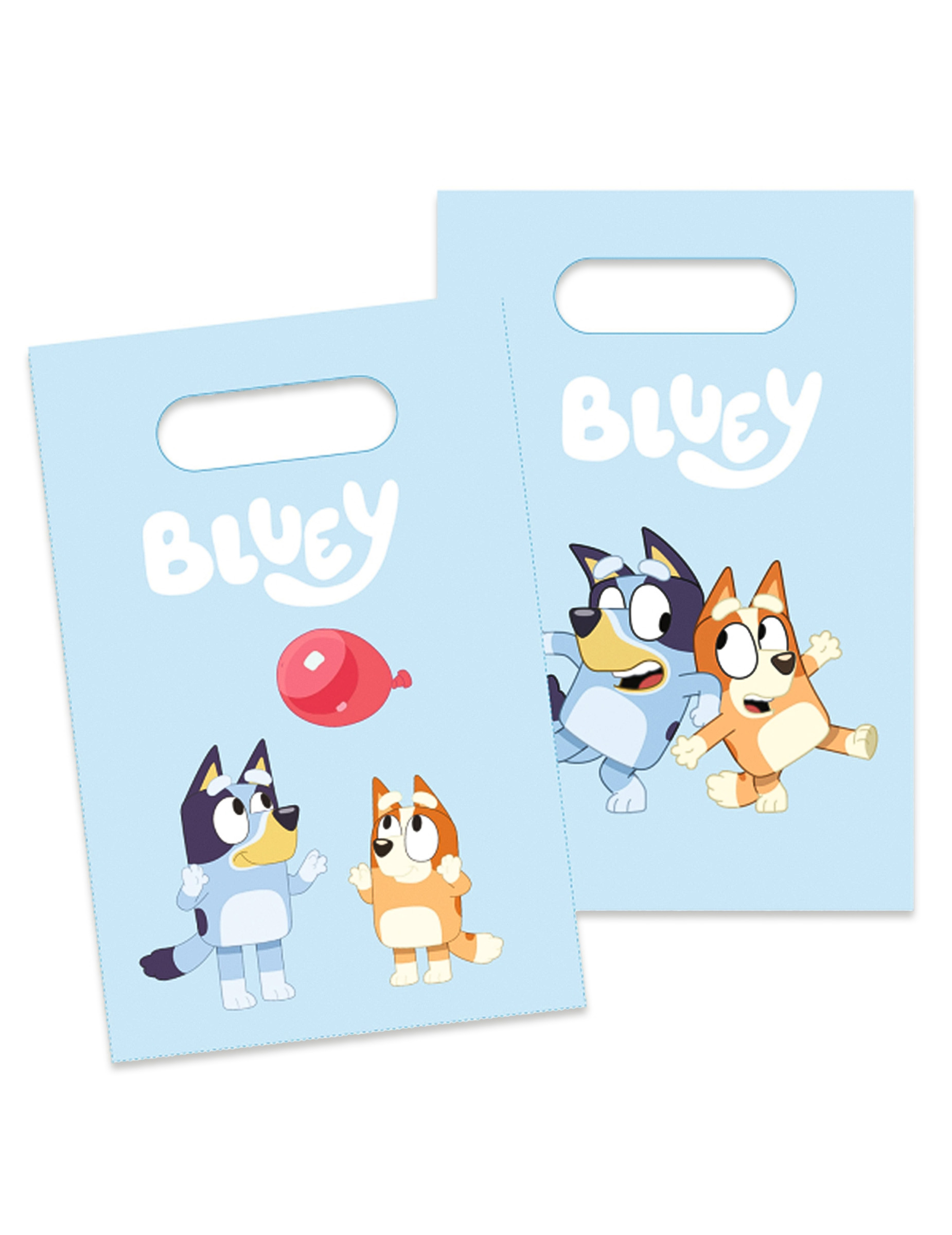 8 Sacs cadeaux Bluey 15.5 x 23.5 cm