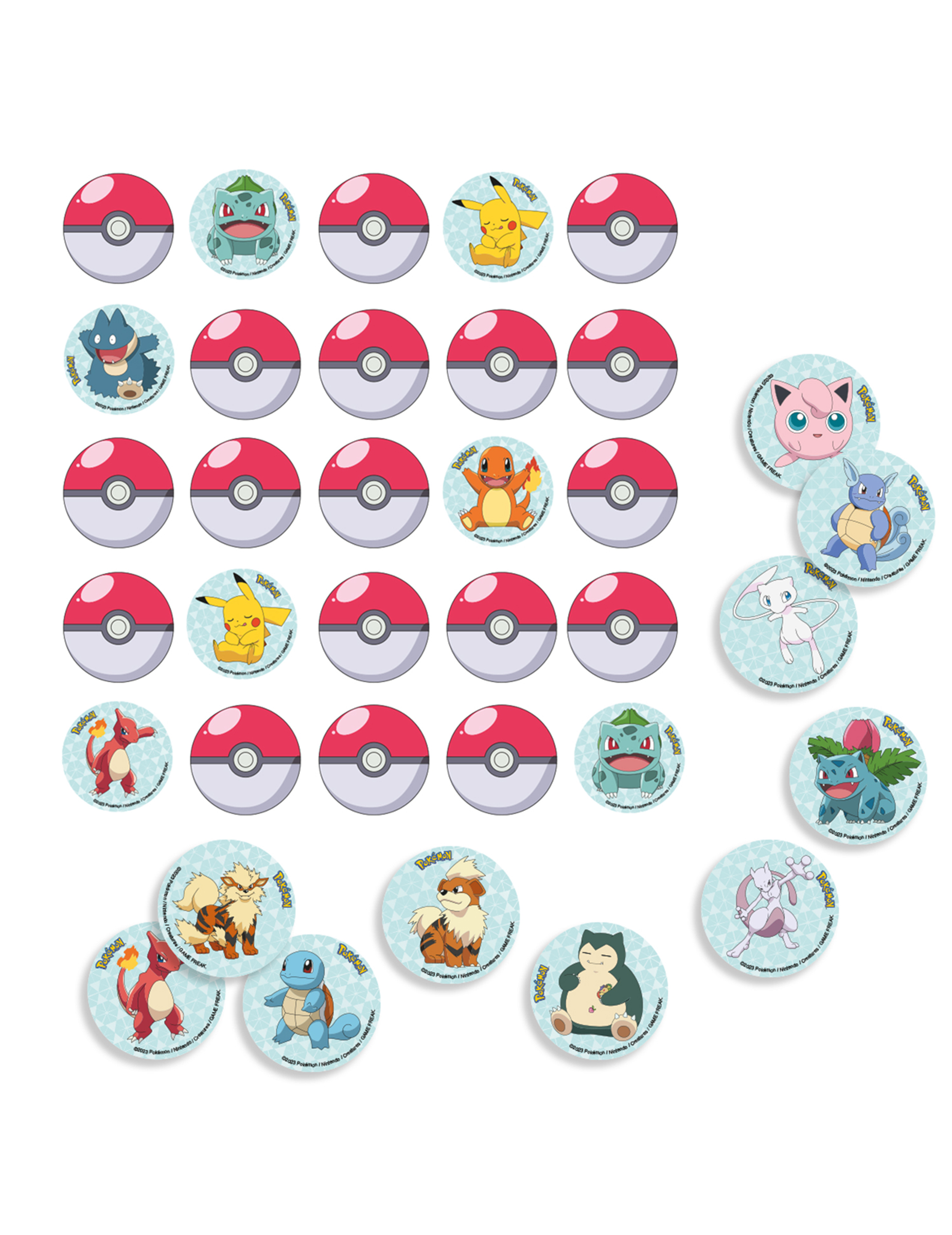 Jeu de mémory 32 cartes Pokémon