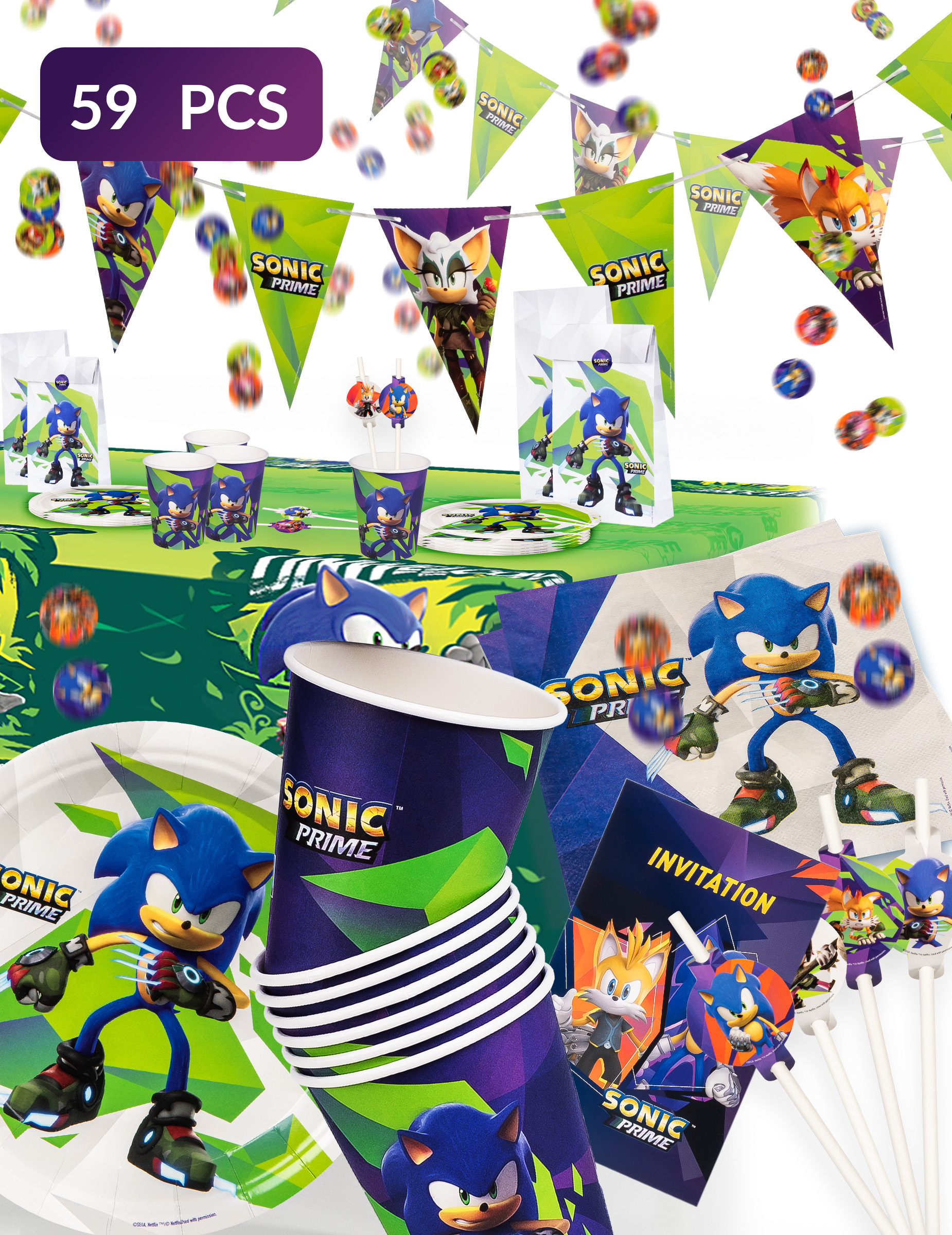 Maxi kit anniversaire Sonic