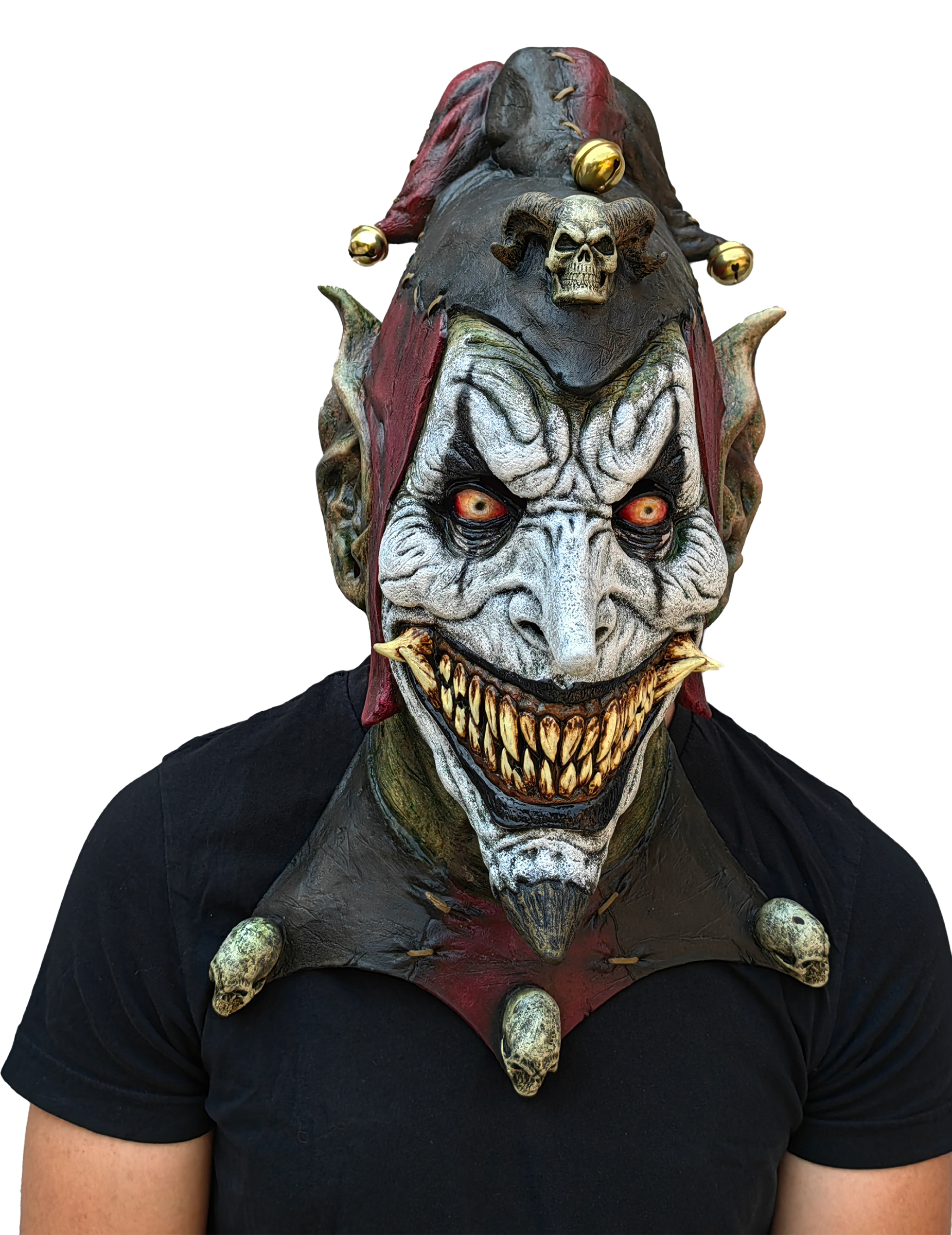 Masque d'arlequin malfaisant adulte