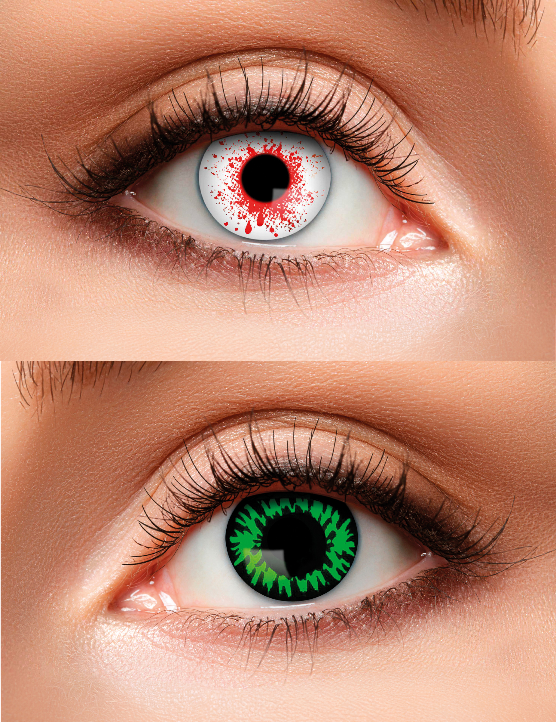 Lentilles duo sanglant et vert adulte