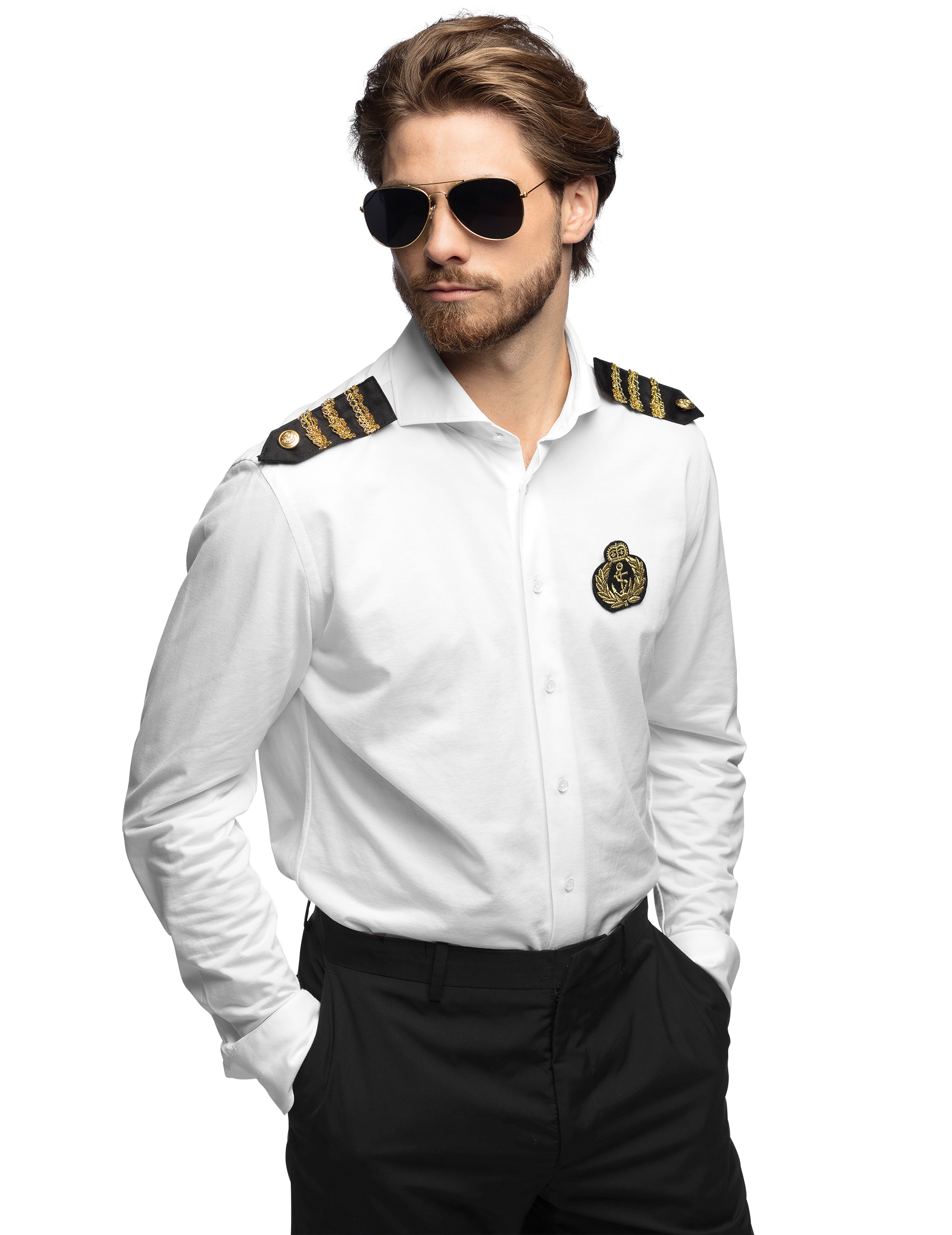 Set accessoires capitaine adulte