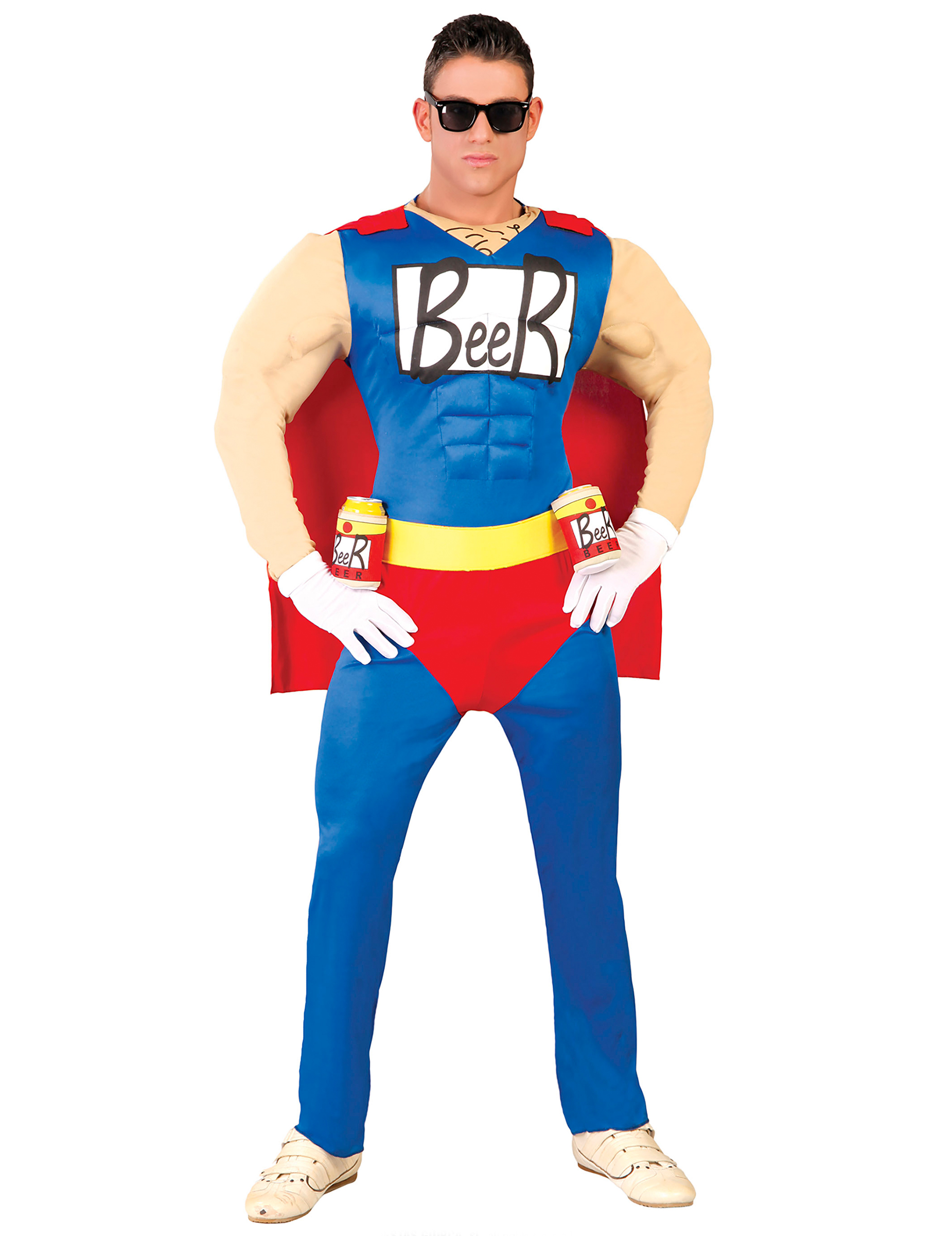 Déguisement humoristique Beerman grande taille adulte