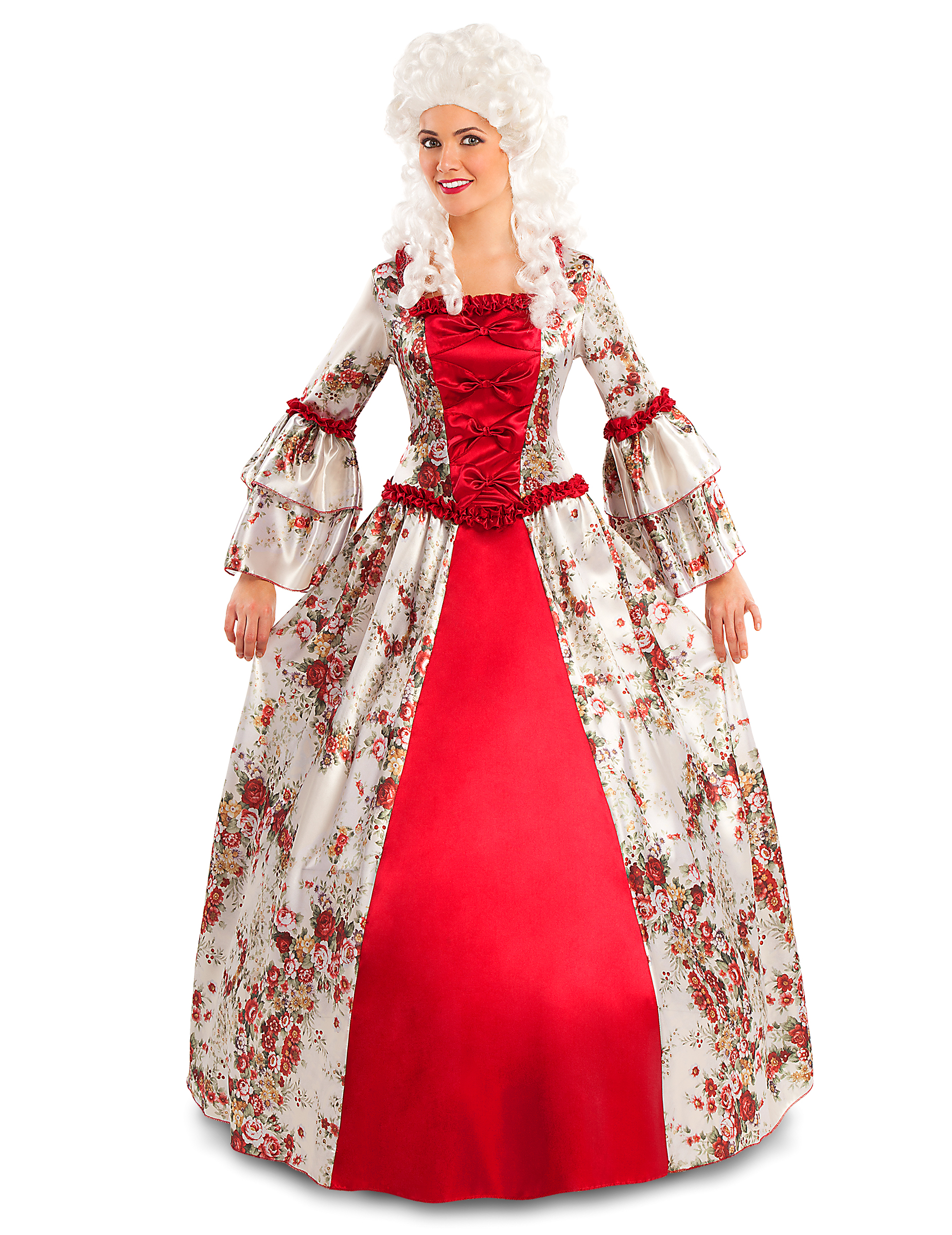 Déguisement princesse baroque fleurie femme