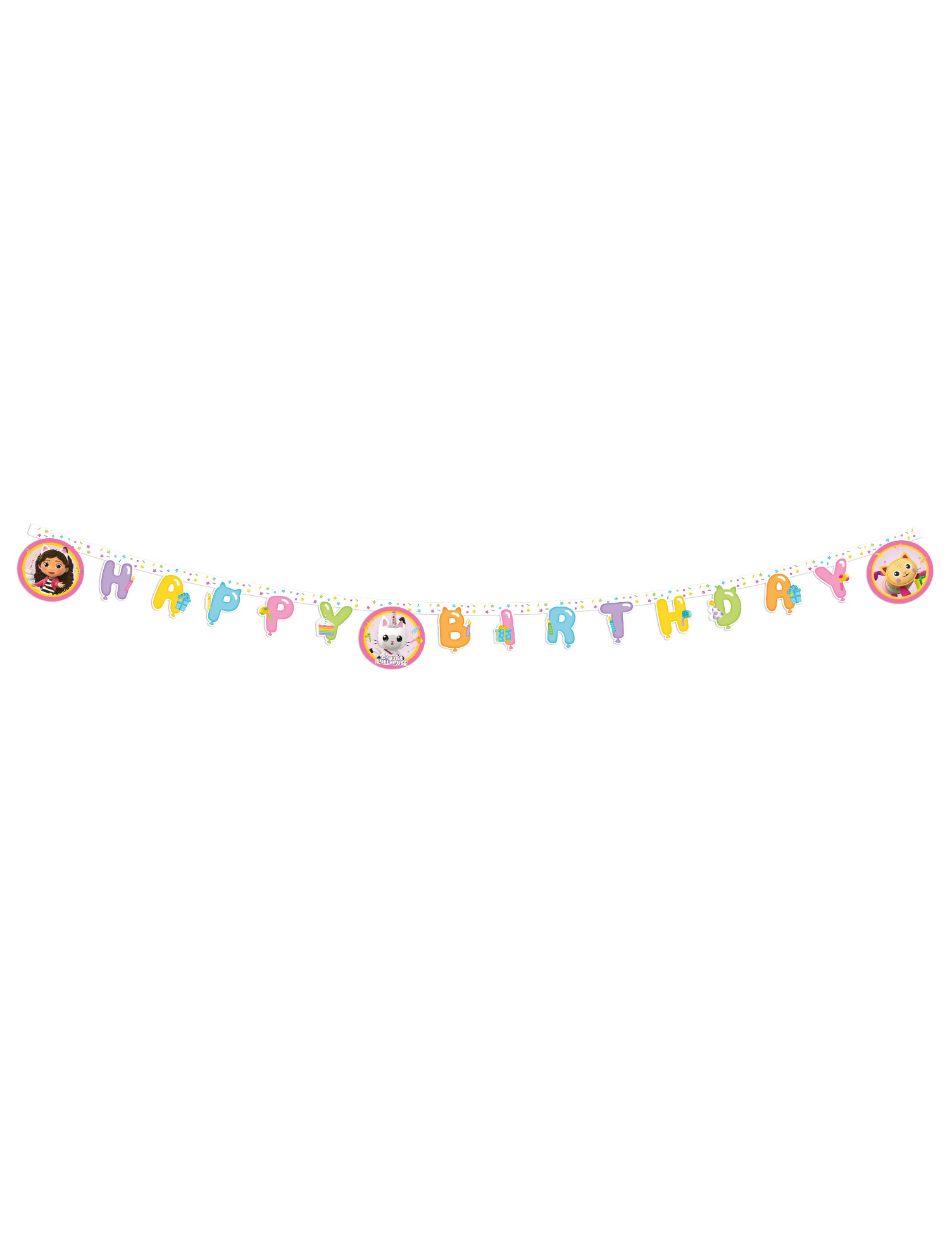 Guirlande anniversaire Gabby et la maison magique