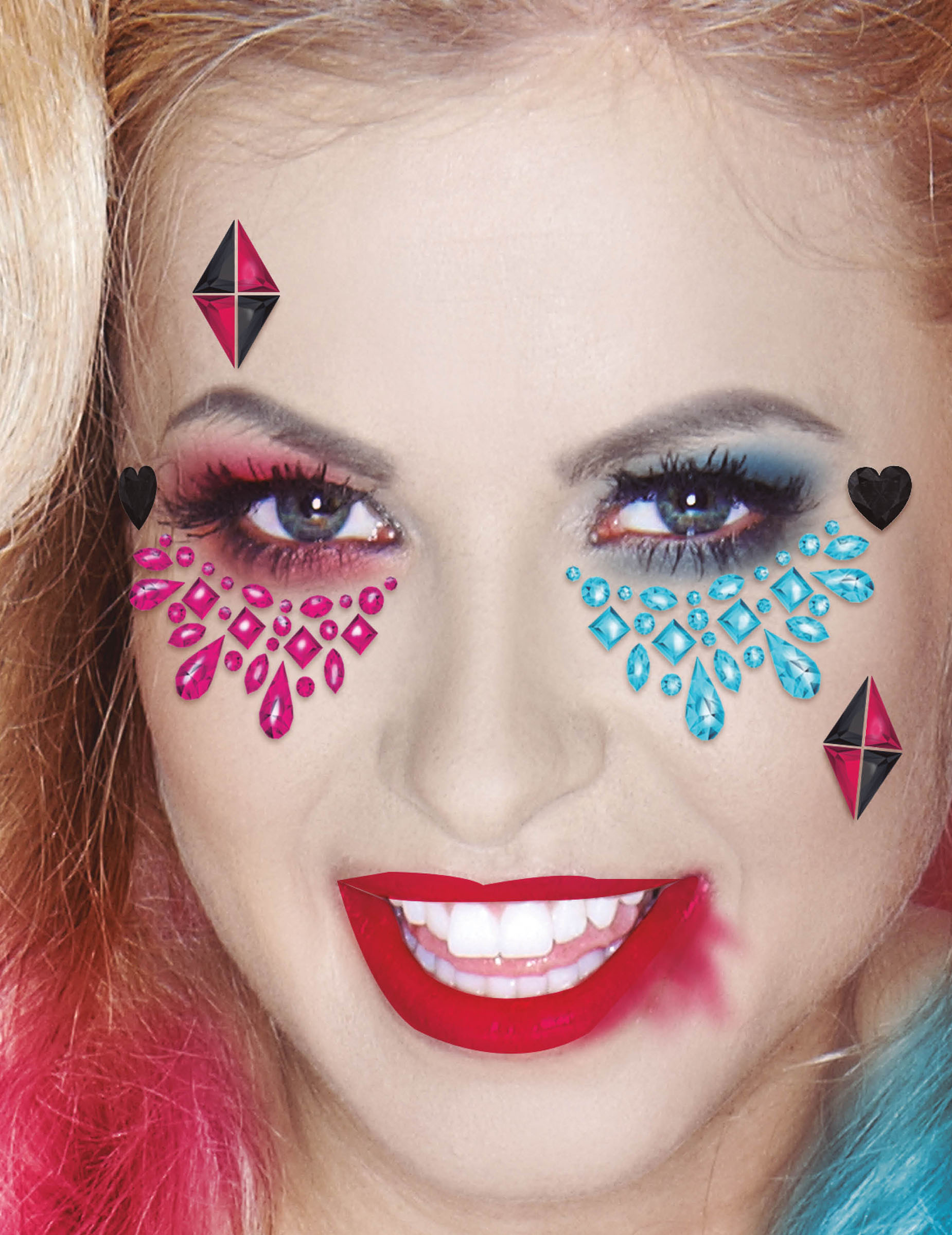 Strass adhésifs pour visage dangerous girl