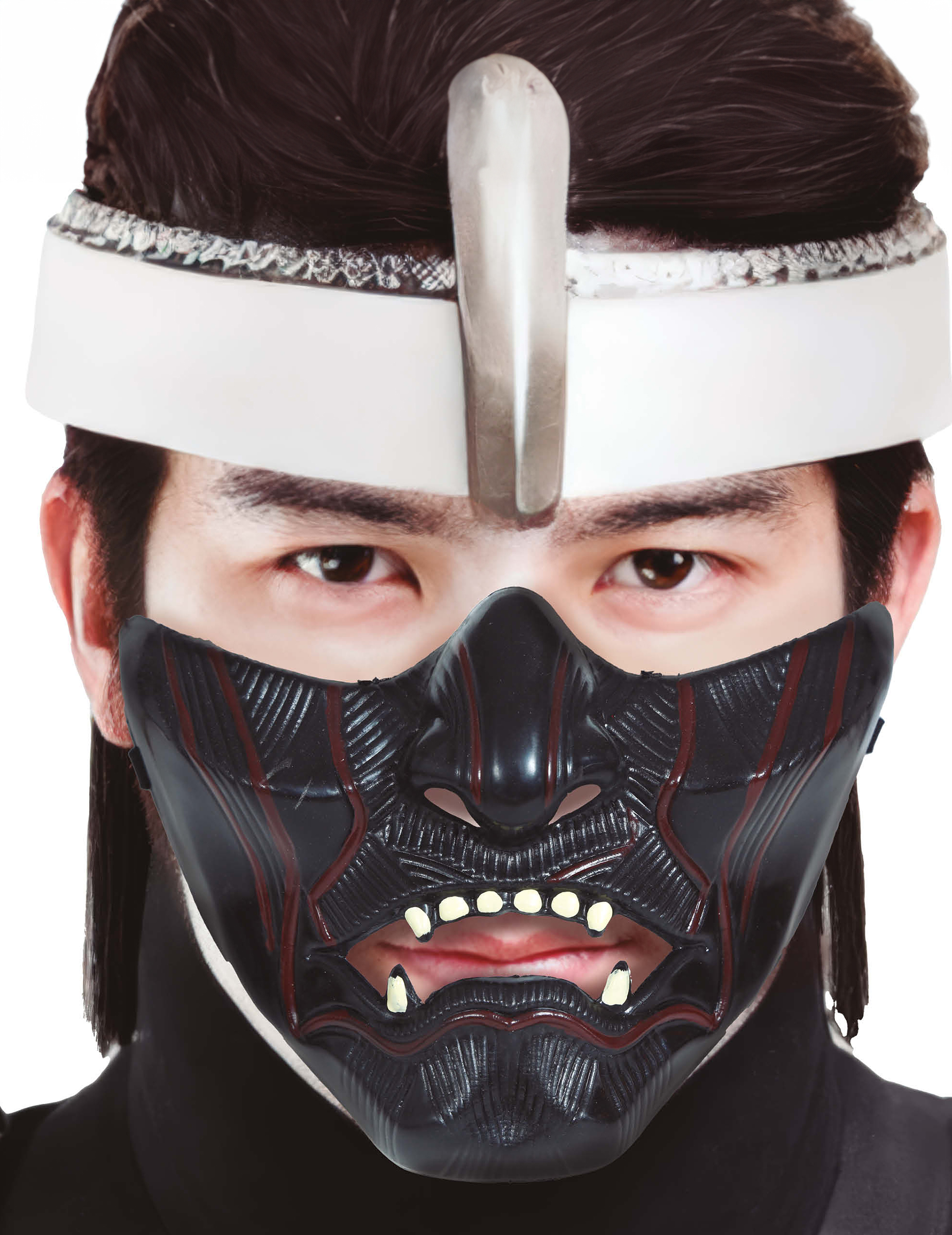 Demi masque guerrier ninja adulte