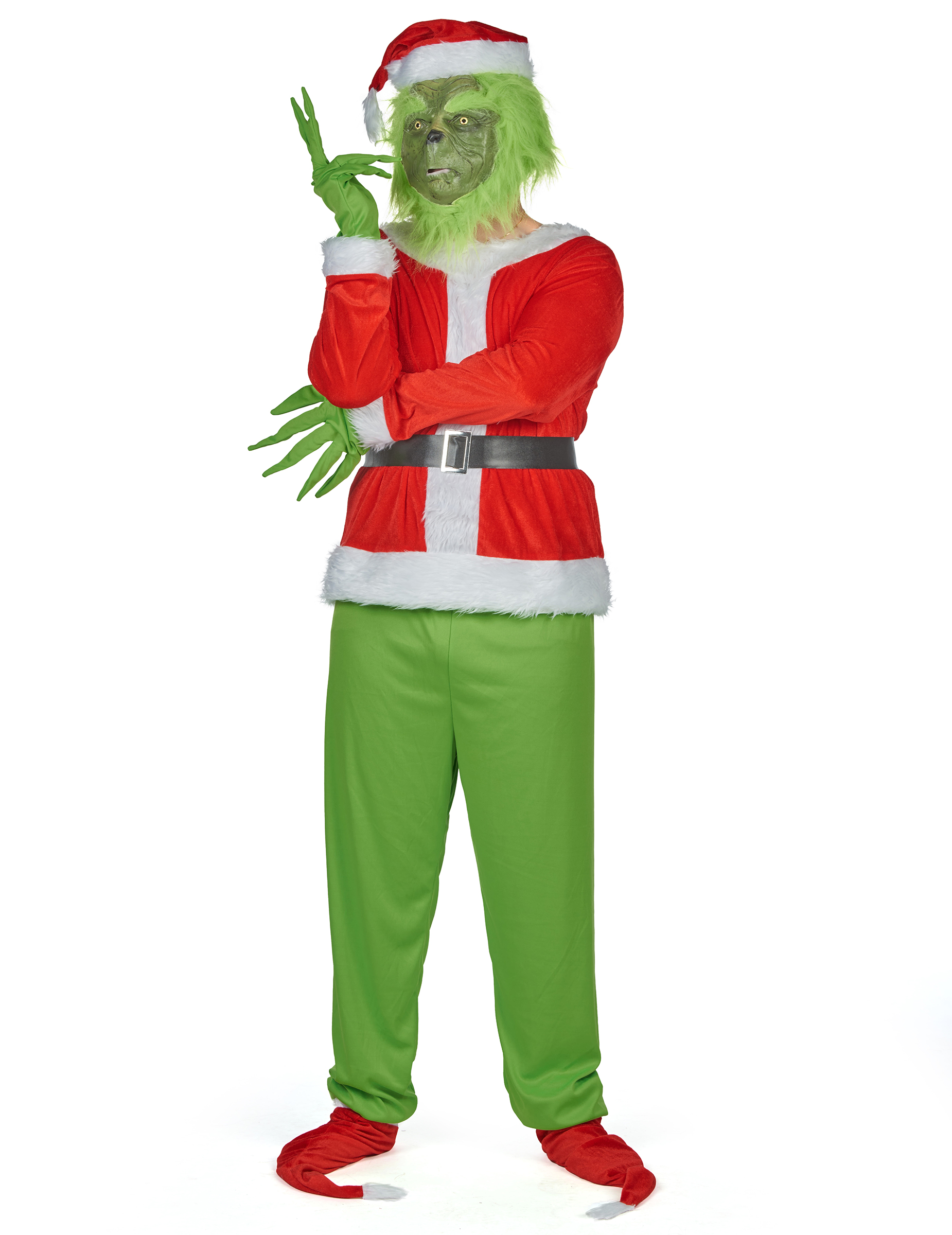 Déguisement monstre vert grincheux adulte