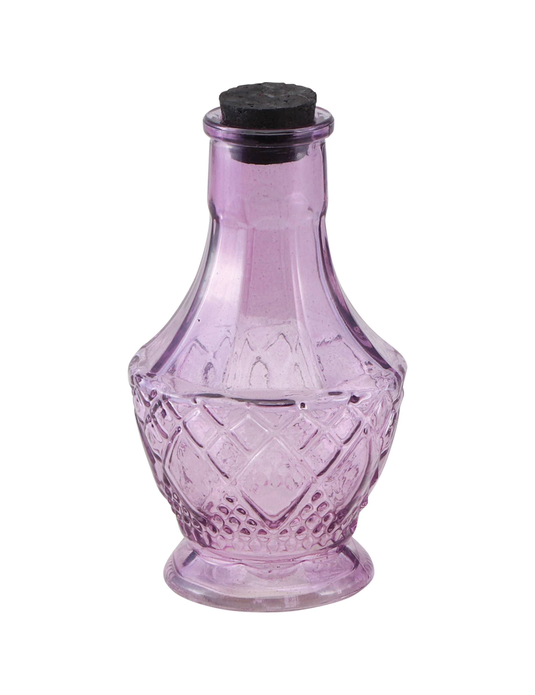 Petite fiole en verre violet 11,5 cm