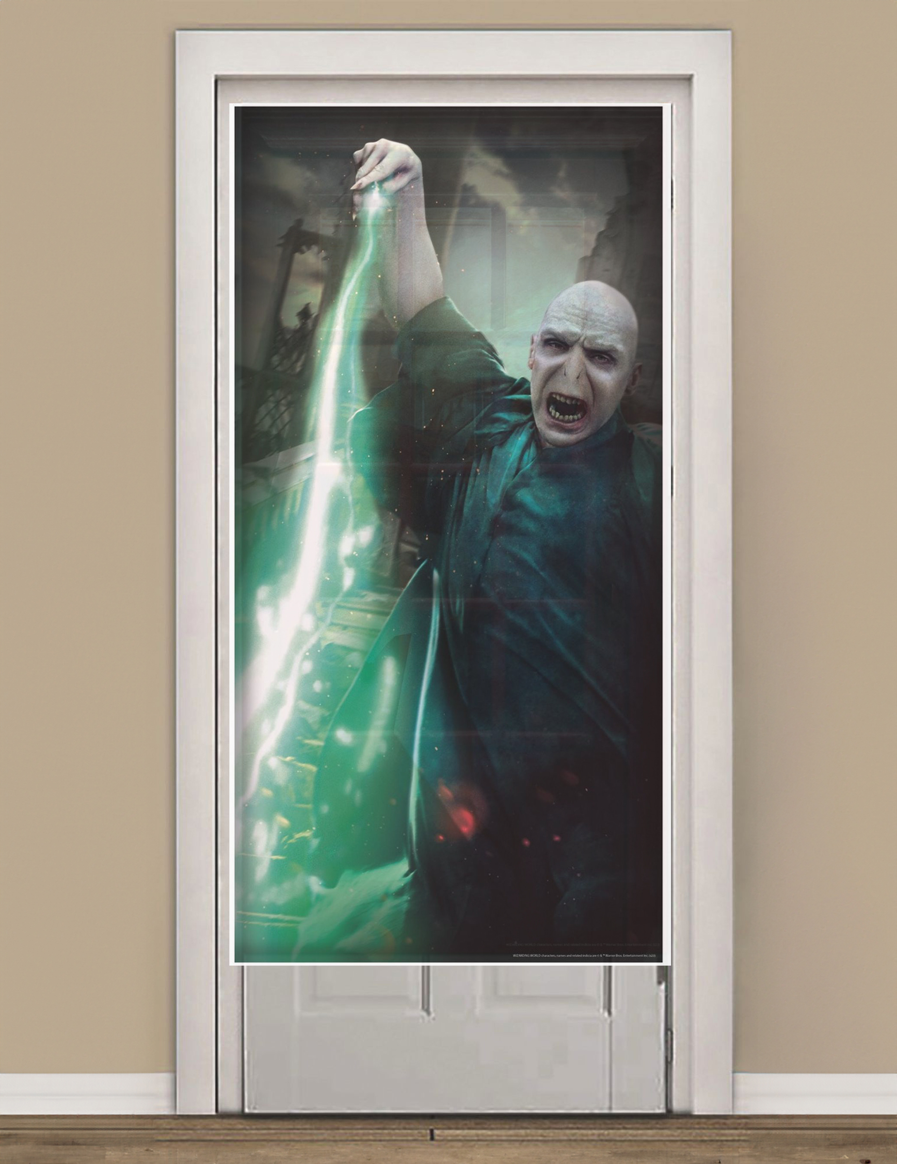 Décoration de porte Voldemort Harry Potter