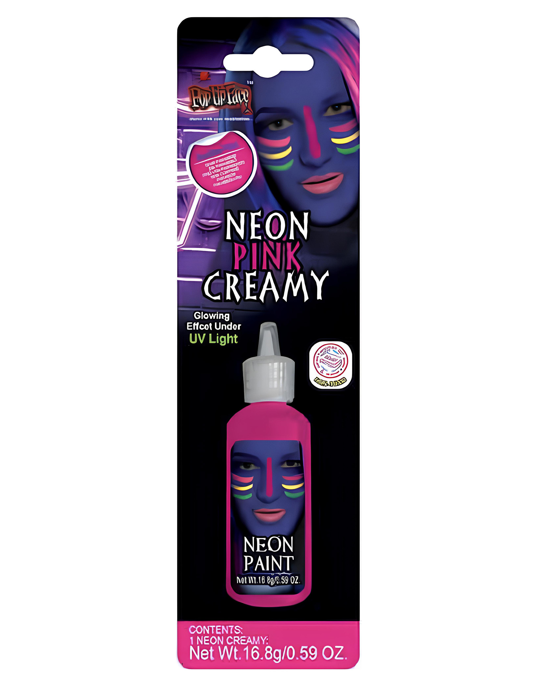 Crème de maquillage néon rose