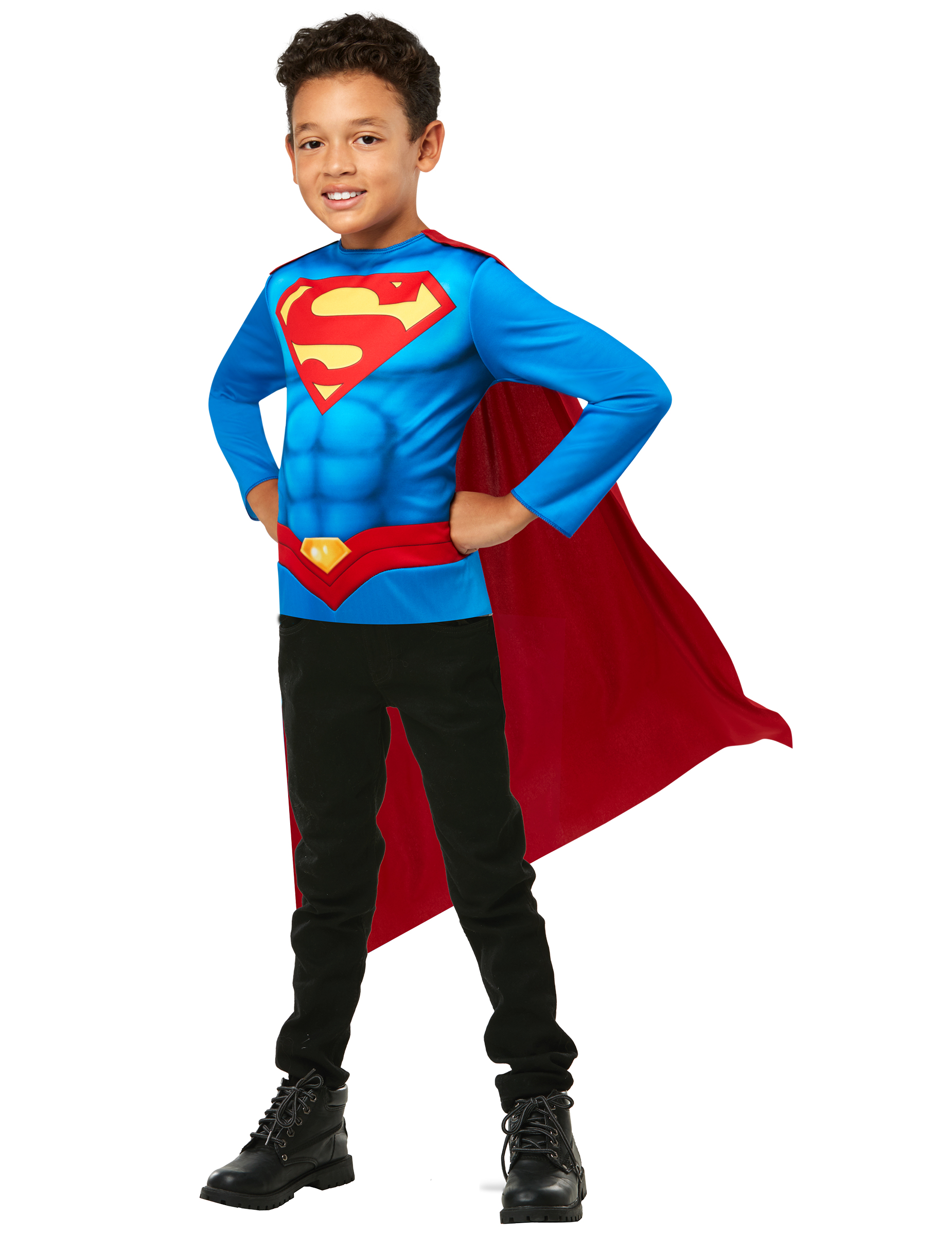Kit top et cape Superman enfant