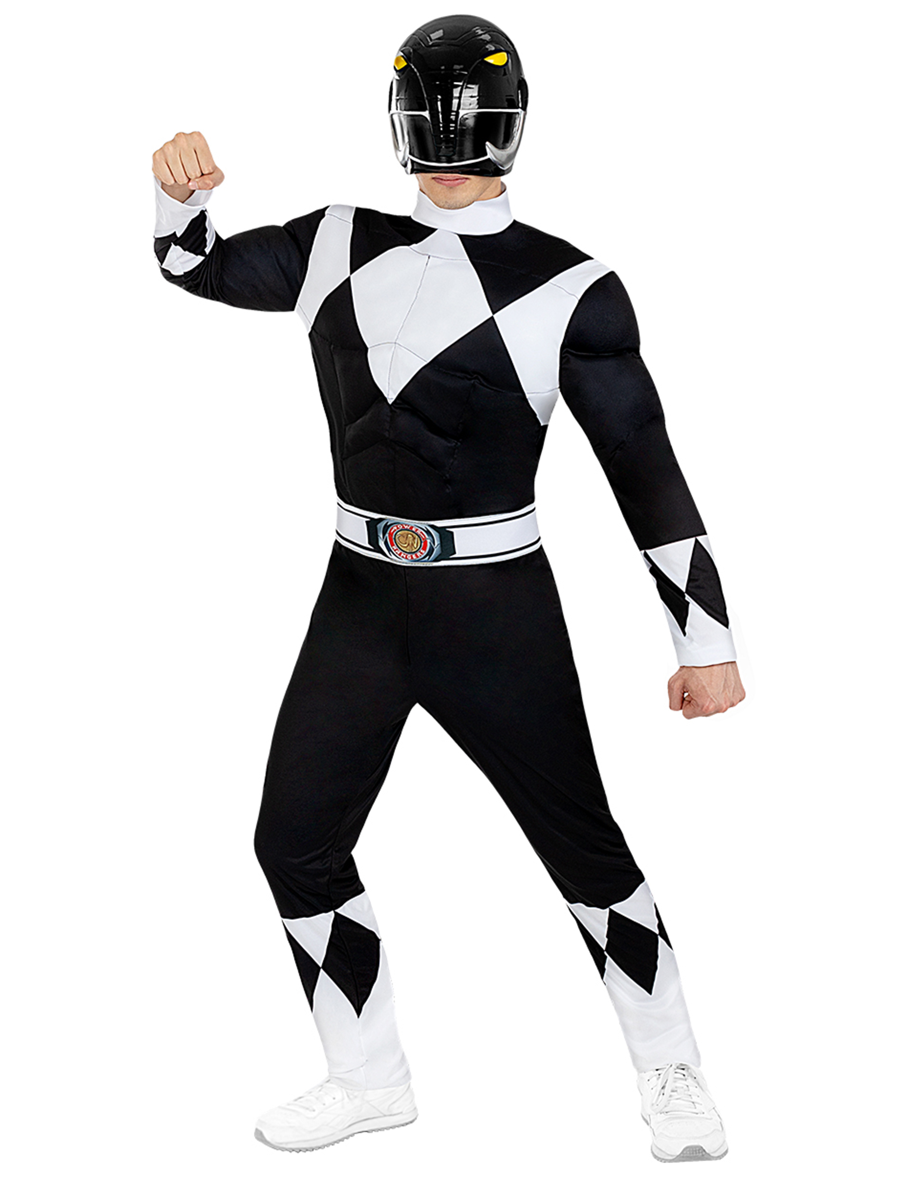 Déguisement Power Ranger noir adulte