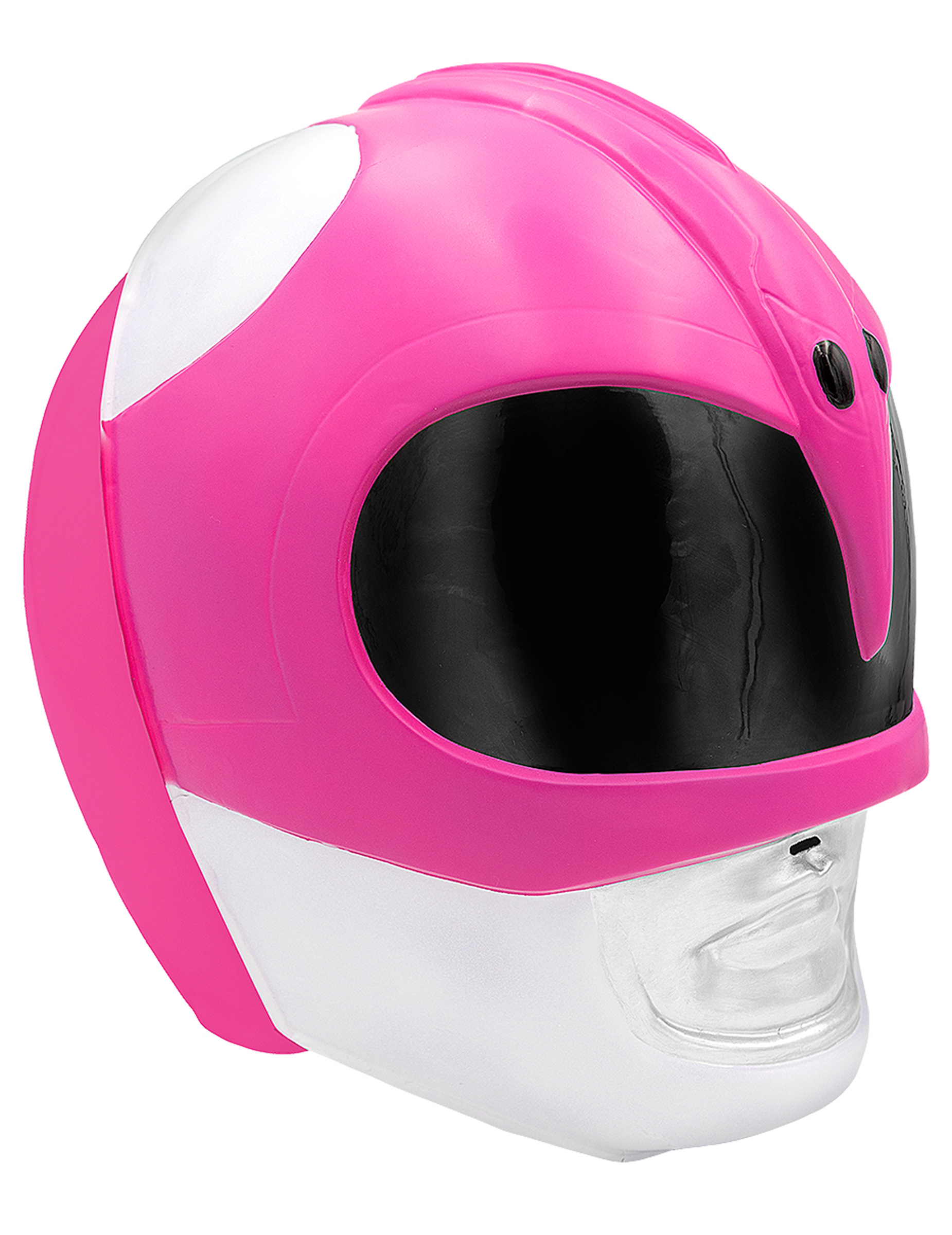 Casque Power Ranger rose adulte