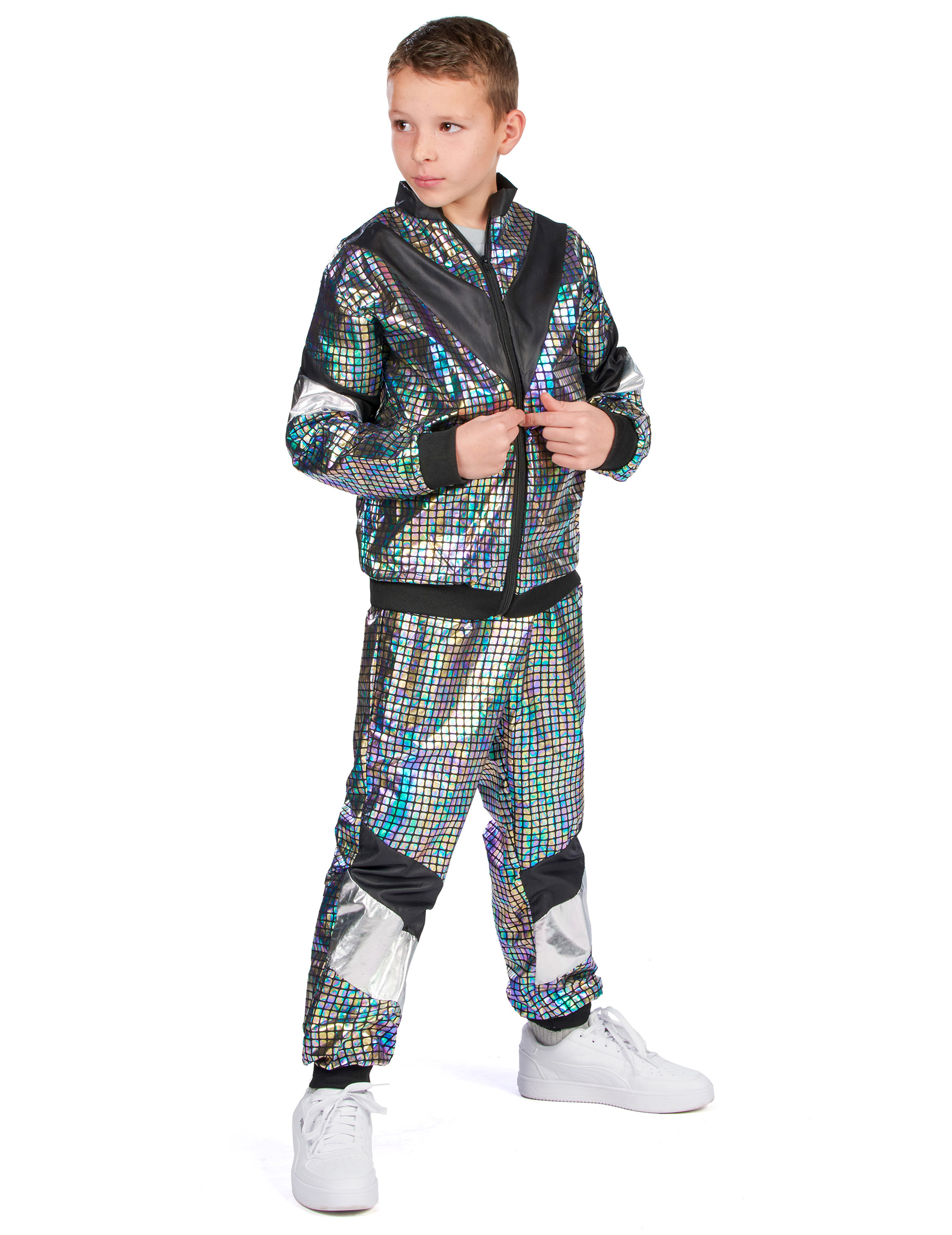 Déguisement jogging disco années 80 adolescent