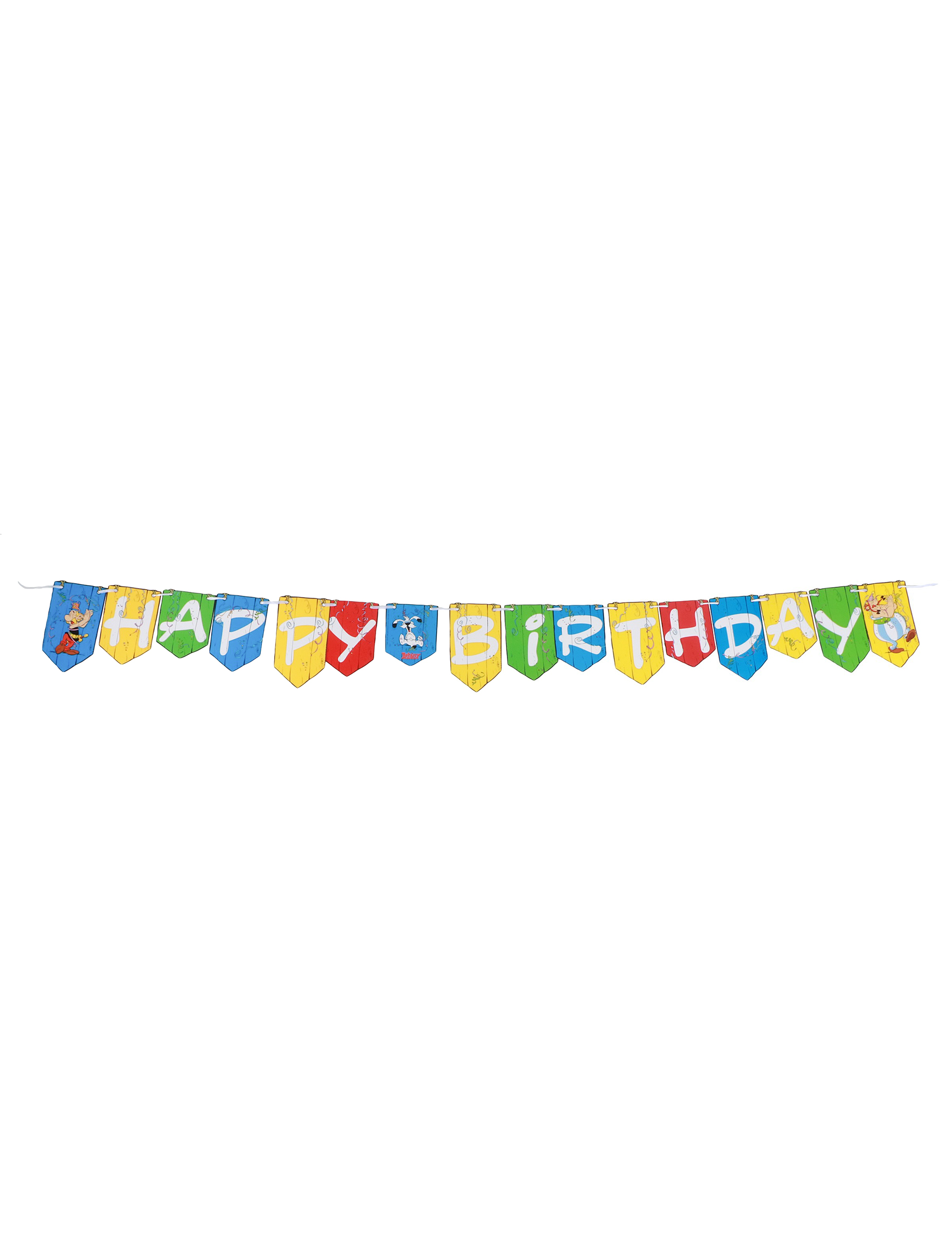 Guirlande Happy Birthday Astérix 250 cm