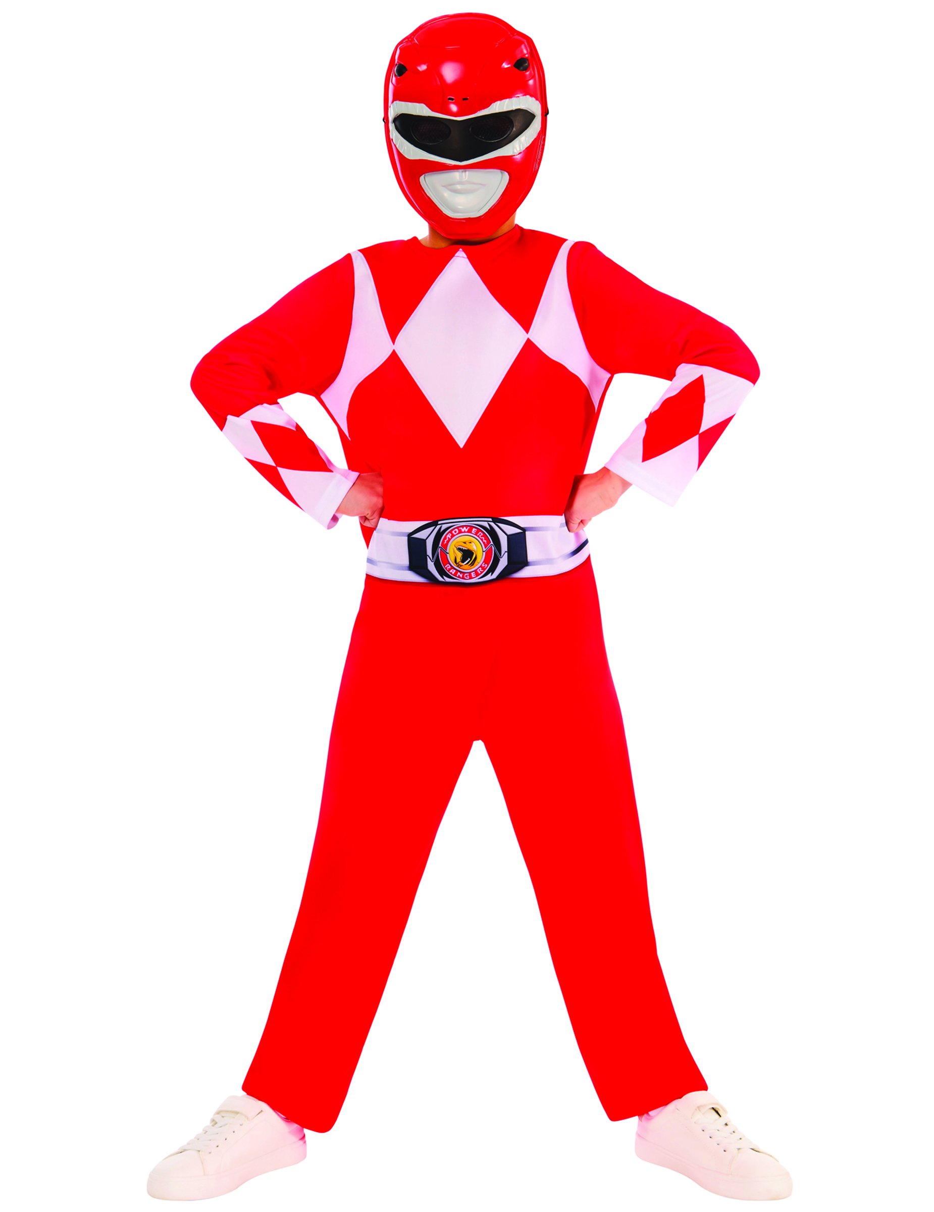 Déguisement Power Ranger rouge classique enfant