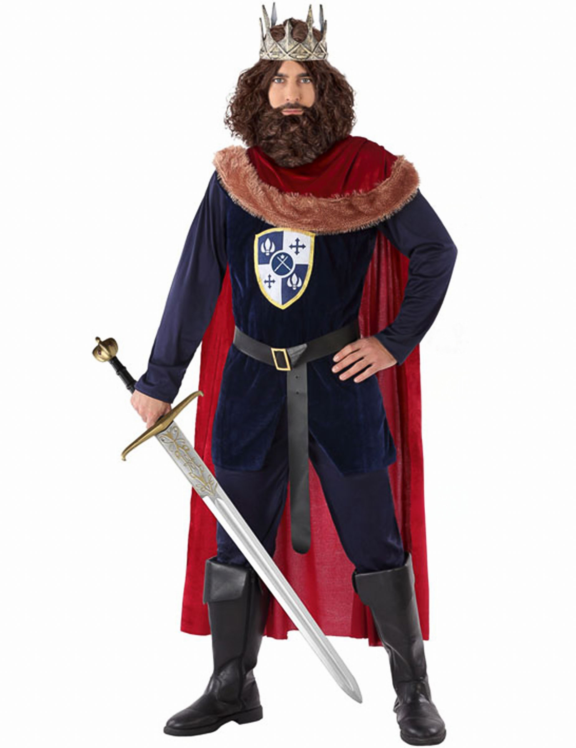Déguisement roi médiéval homme
